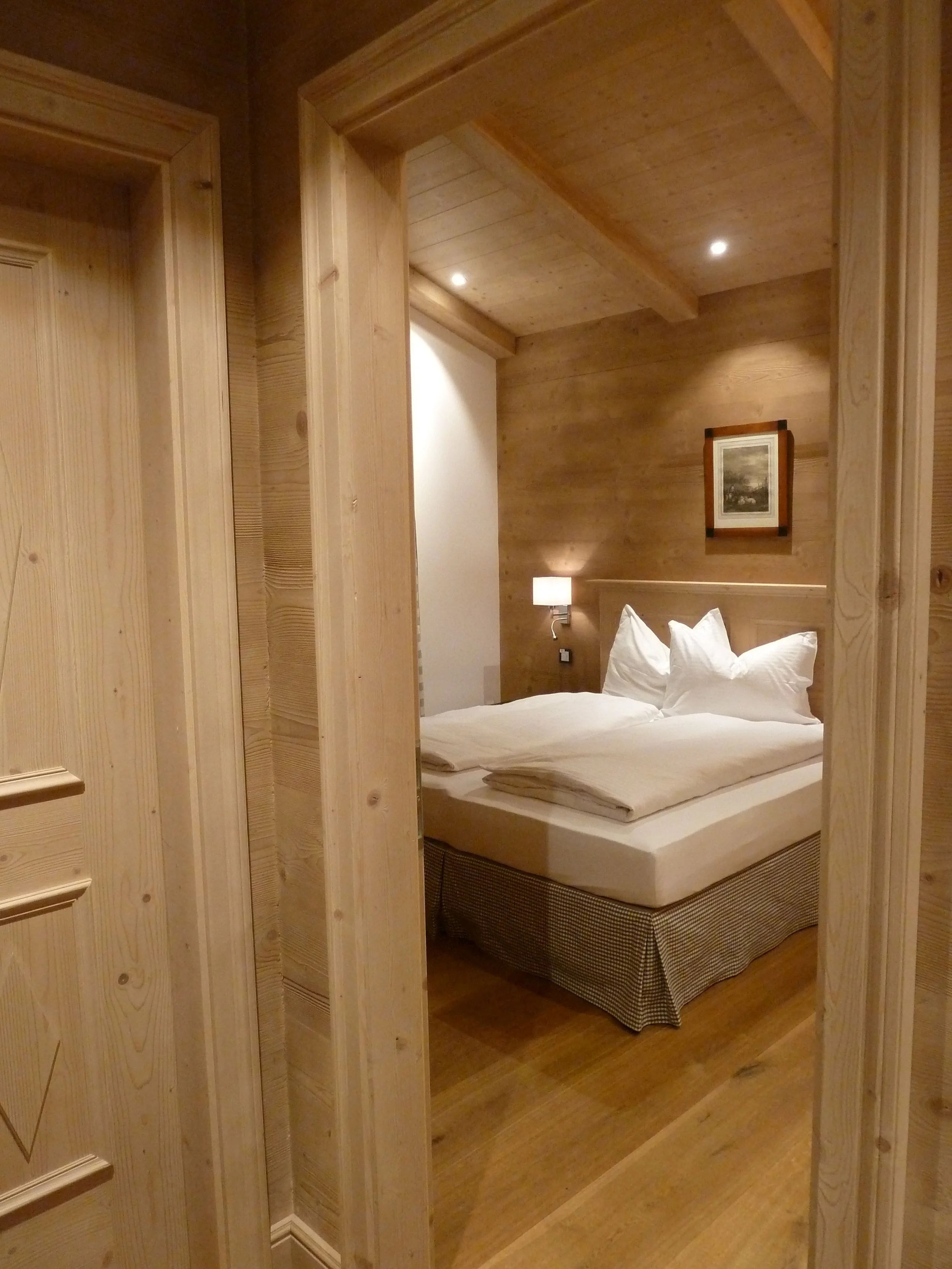 Blick ins Schlafzimmer