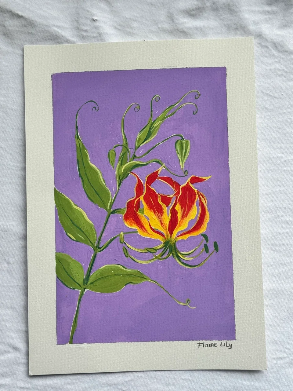 Flame Lily – Day 29 b.webp