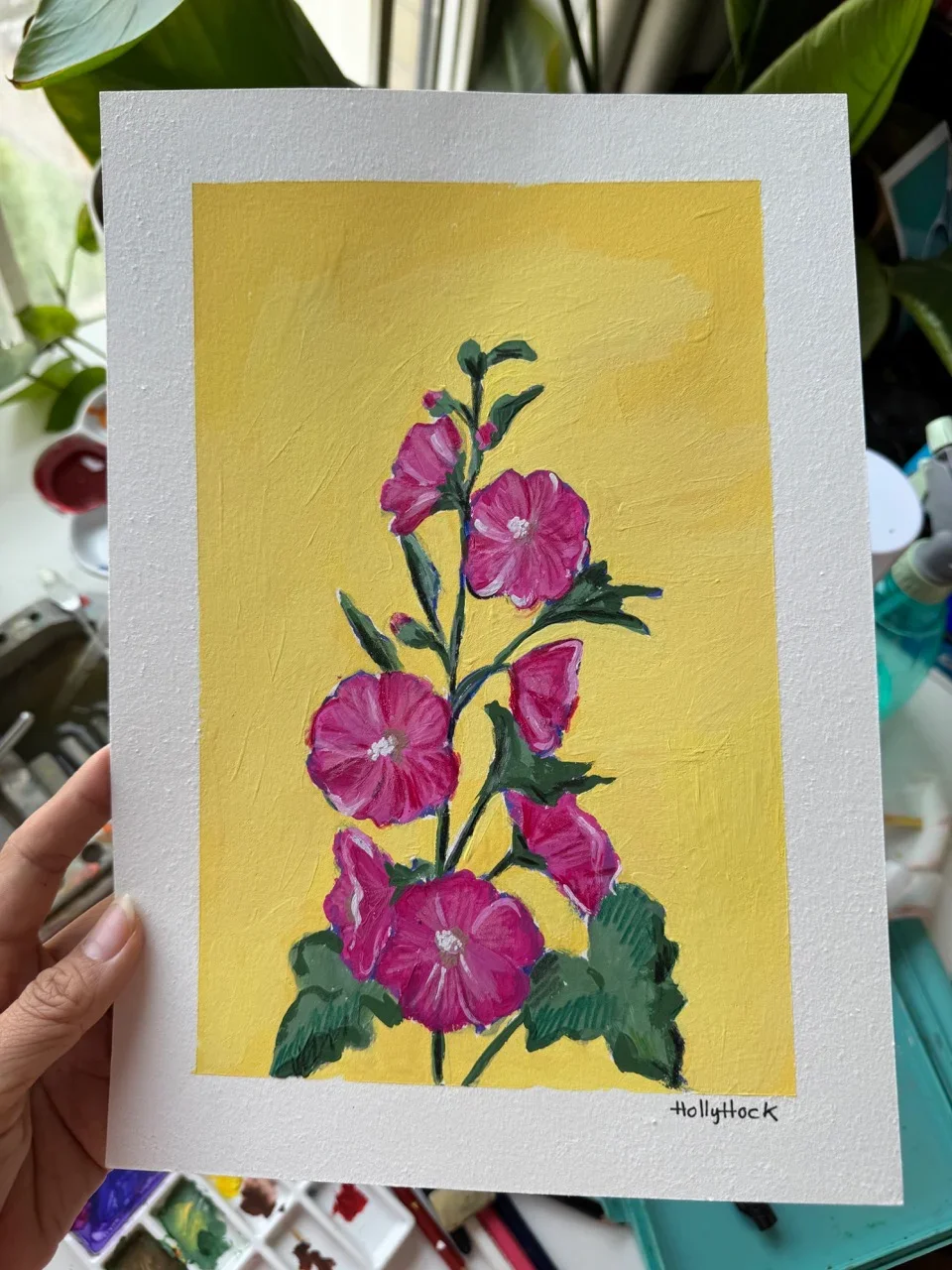 Hollyhock–Day 52