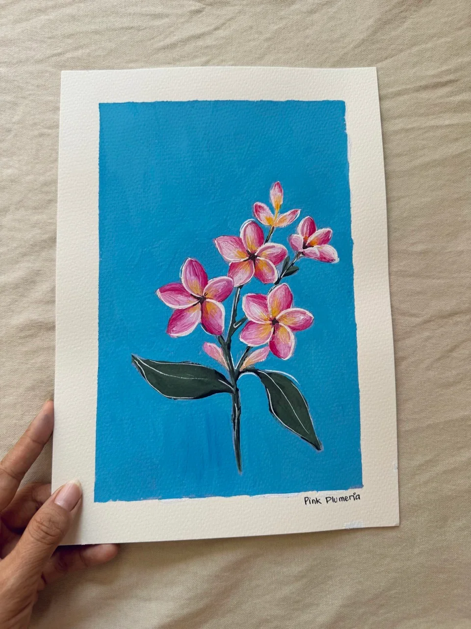 Pink Plumeria–Day 14