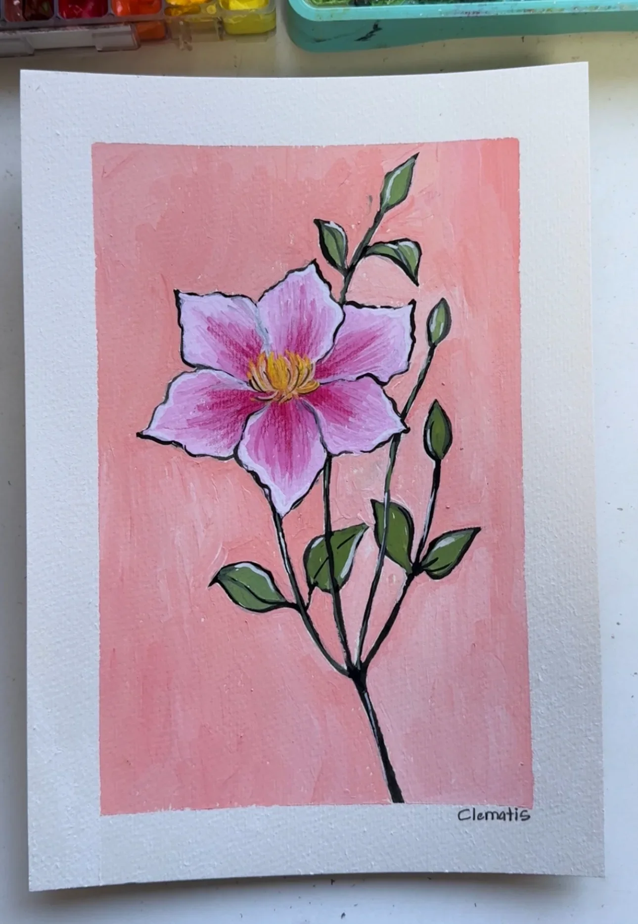 Clematis–Day 72