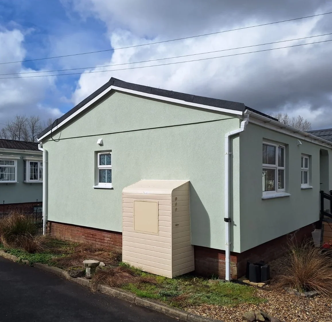 House with consumer unit