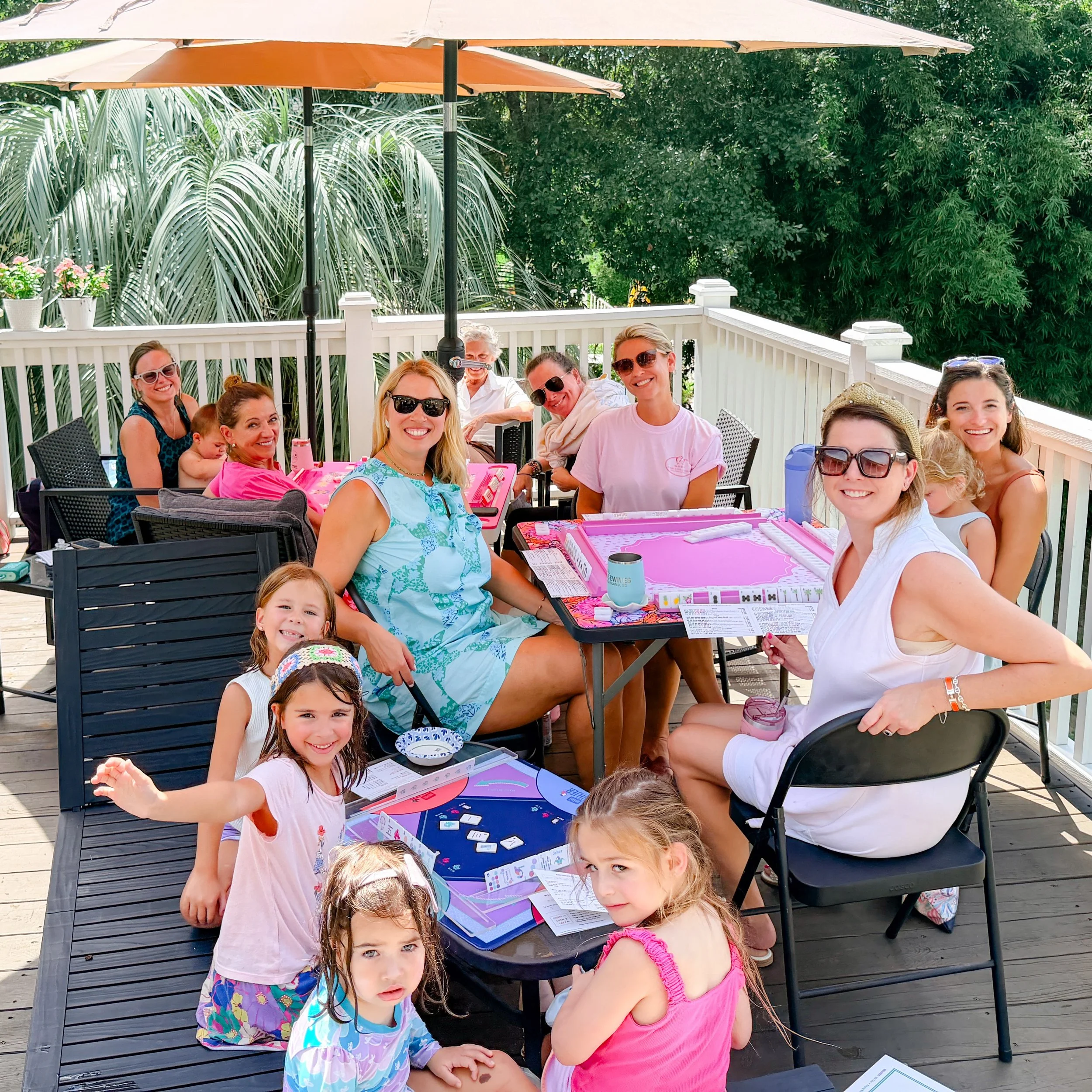One of my favorite things about mahjong? It really is a game for everyone. 💗

Mini Mahjers learning their first hands, moms (and dads!) squeezing in a game, and seasoned players who have been at the table for years &mdash; all playing, learning, lau