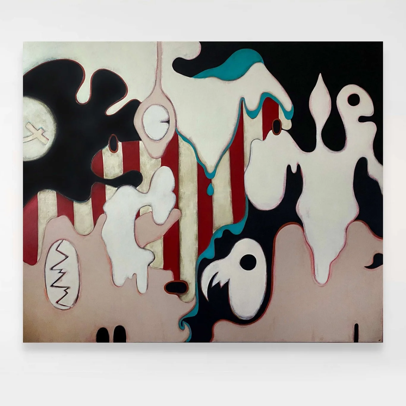 GHOST TOWN (2023), Acrylic on Canvas, 170 x 200 cm, £2500