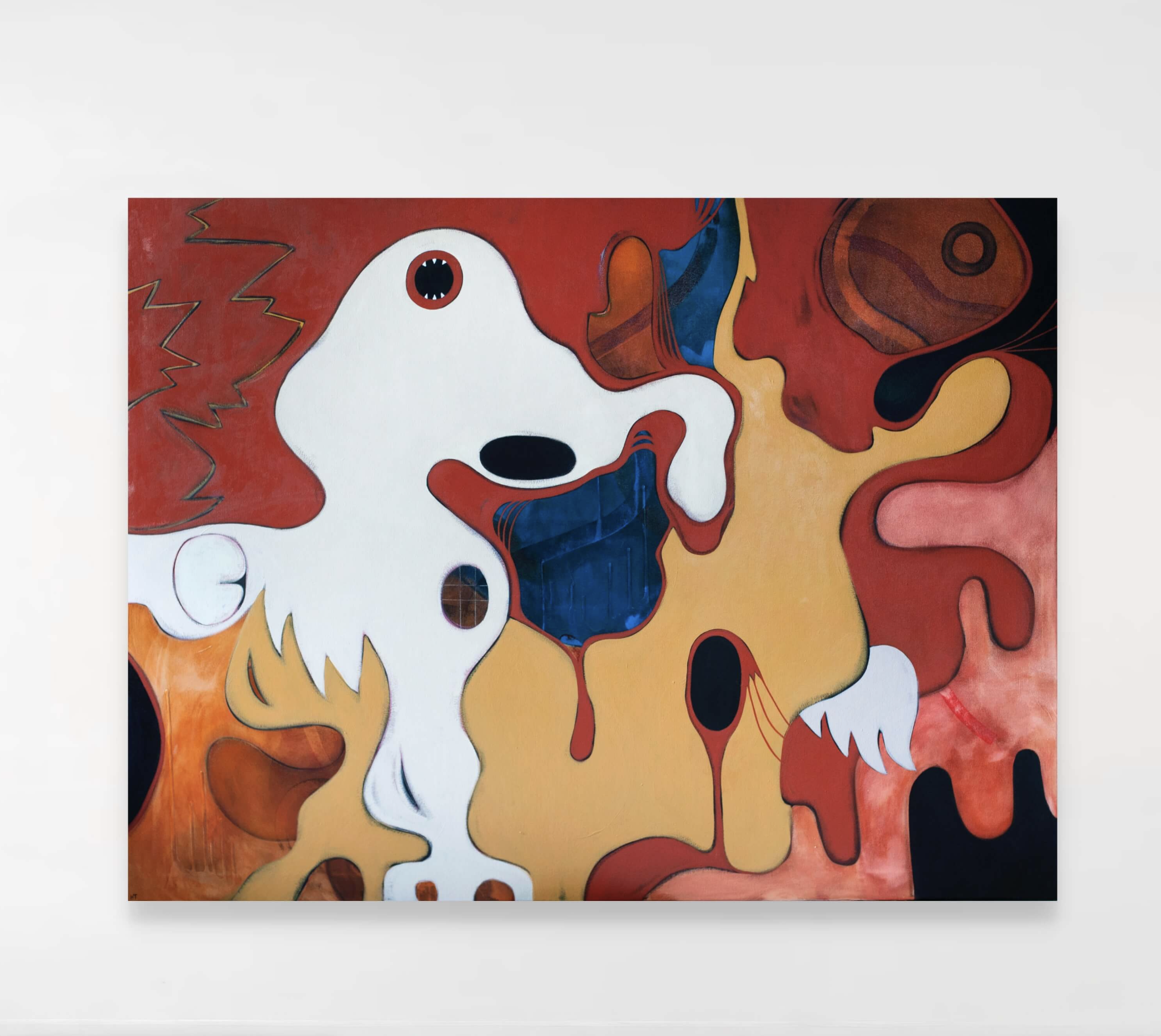 SEASON OF THE WITCH #5 (2022), Acrylic on canvas, 140 x 180 cm, £2000