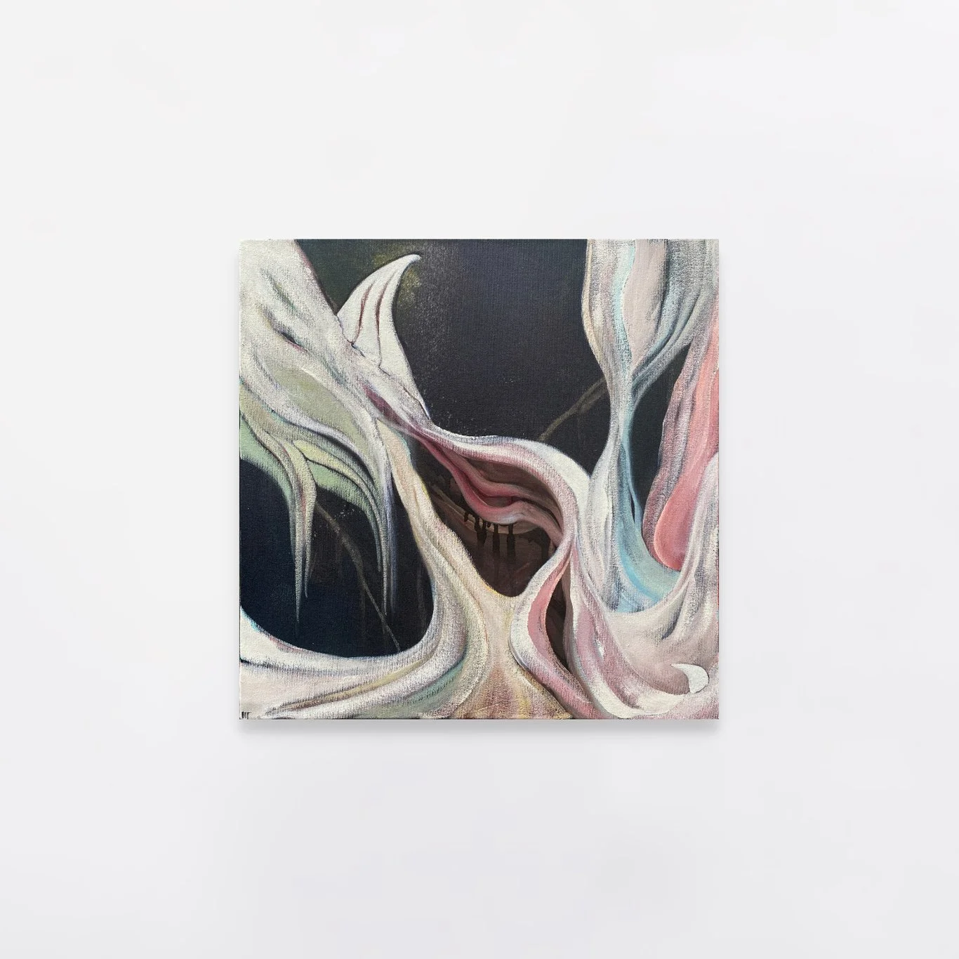 MICROCOSM #4 (2026), Acrylic on canvas, 50 x 50 cm, £950
