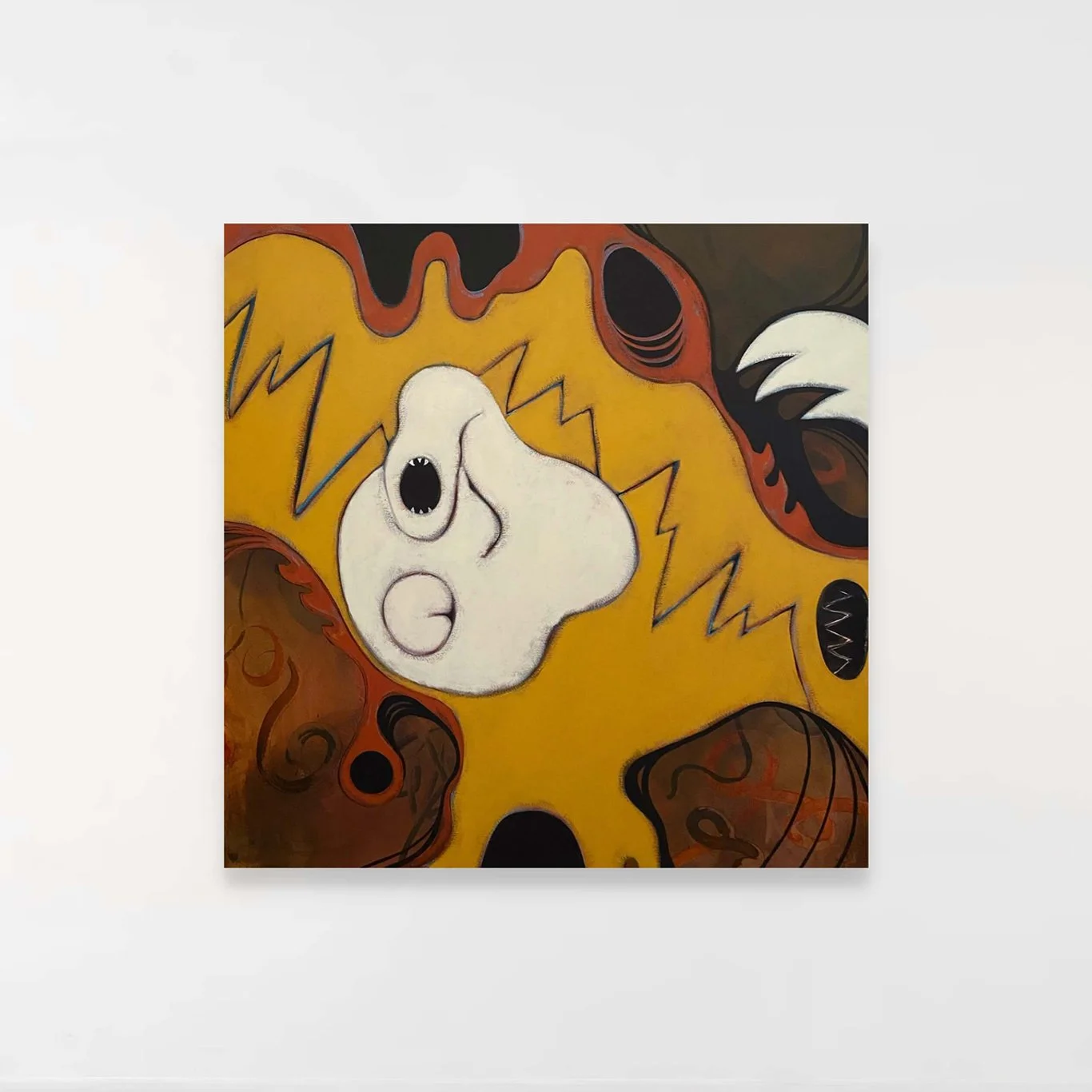 SEASON OF THE WITCH #13 (2022), Acrylic on canvas, 120 x 120 cm, £1500