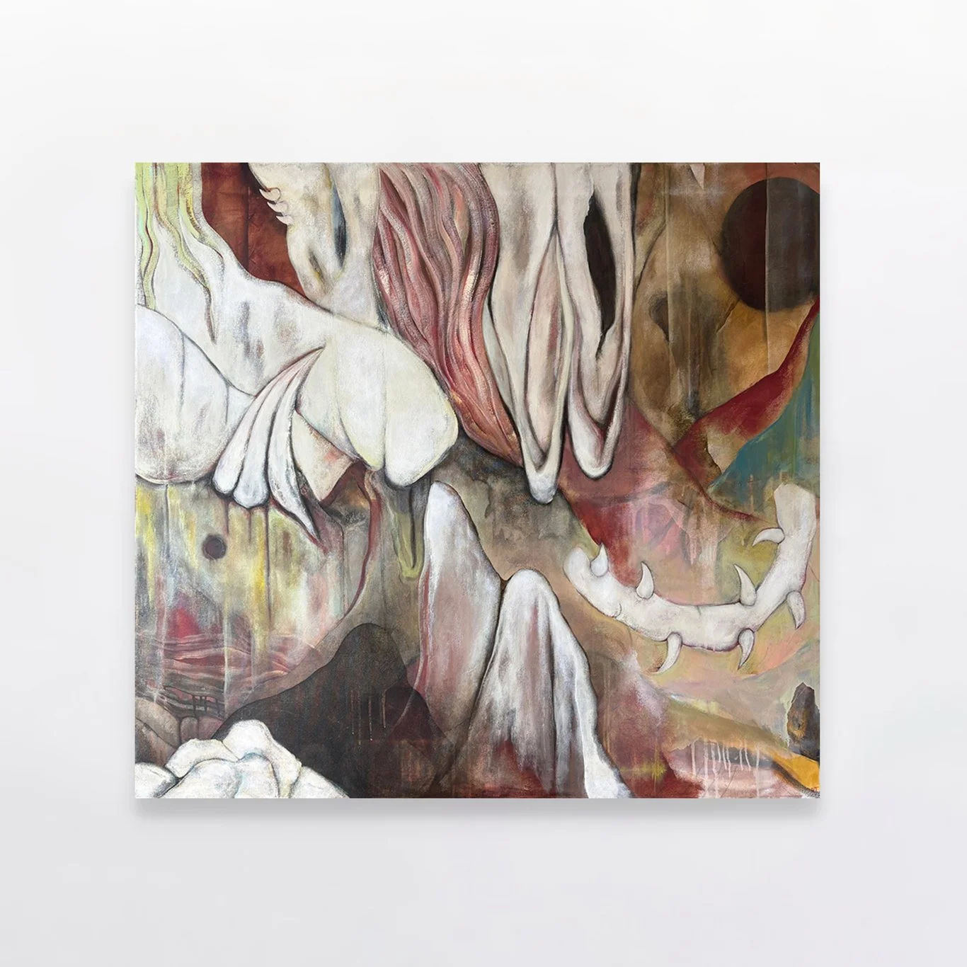 TUSK (2026), Acrylic & Oil Stick on Canvas, 130 x 140 cm, £4000