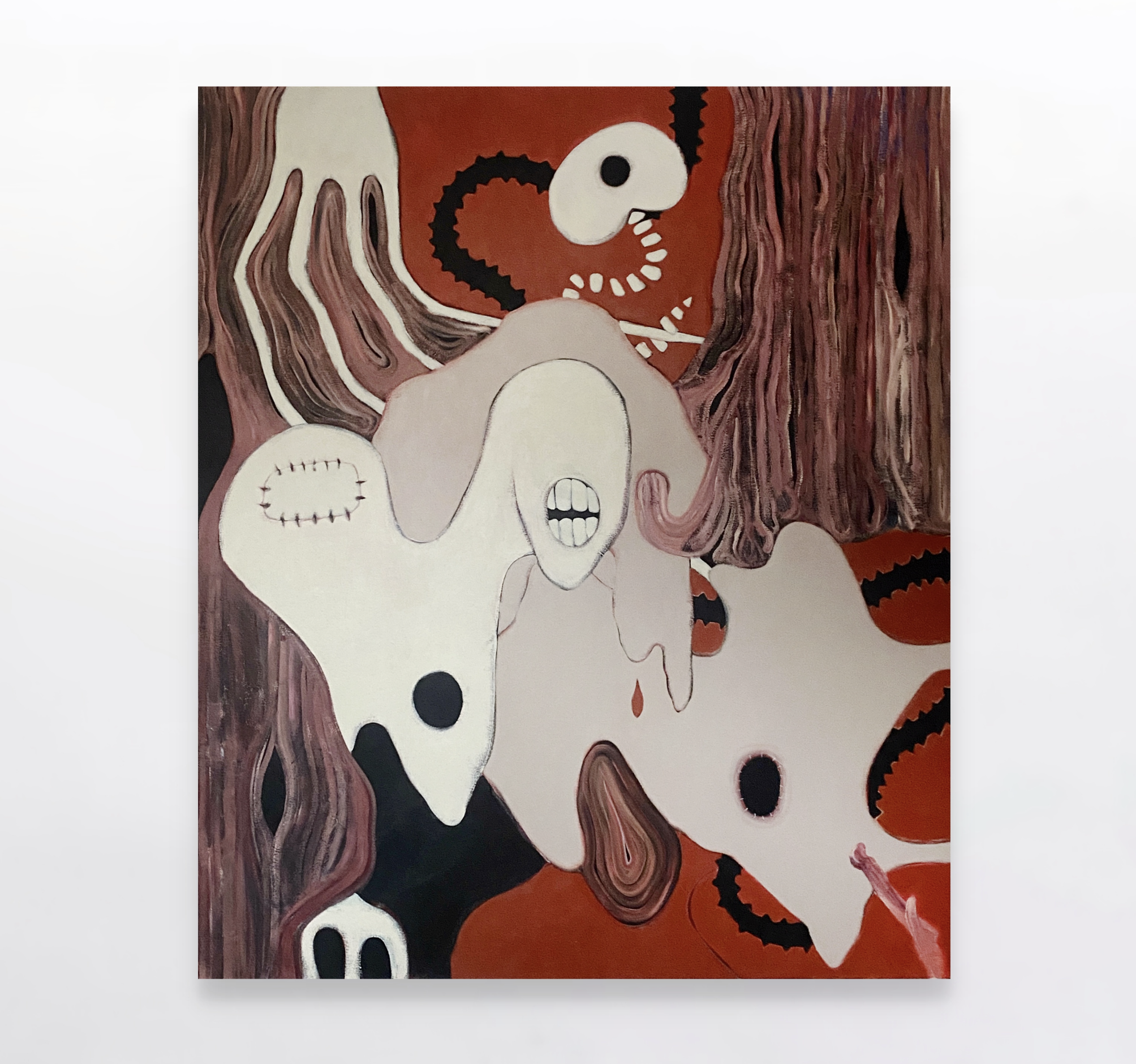 RED DESERT (2024), Acrylic on canvas, 200 x 170 cm, £2500