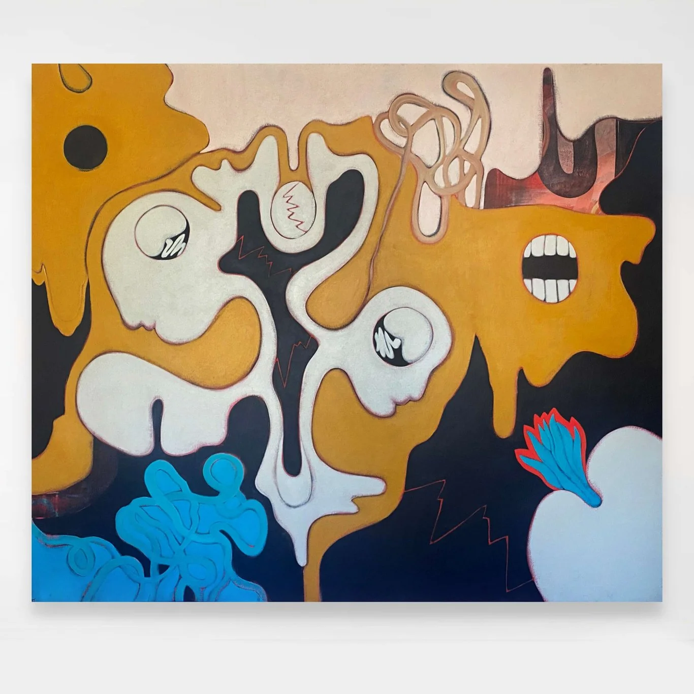 MINDS EYE (2024), Acrylic on Canvas, 170 x 200 cm, £2500
