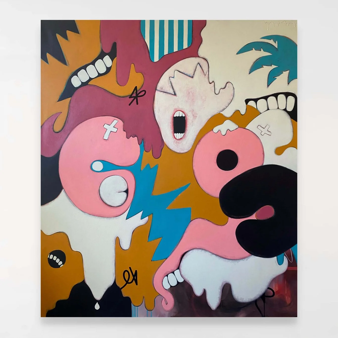 TEENAGE DREAM (2023), Acrylic on canvas, 200 x 170 cm, £2500