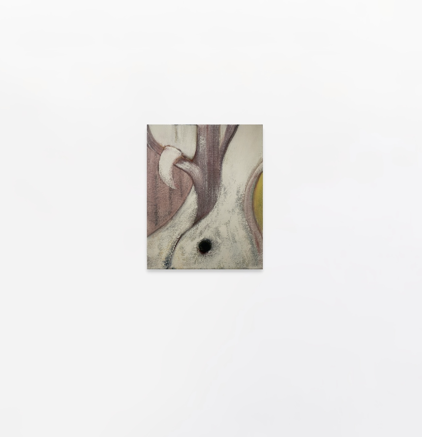 TOOTH & CLAW #9 (2025), Acrylic & Oil Stick on Canvas, 25 x 20 cm, £300
