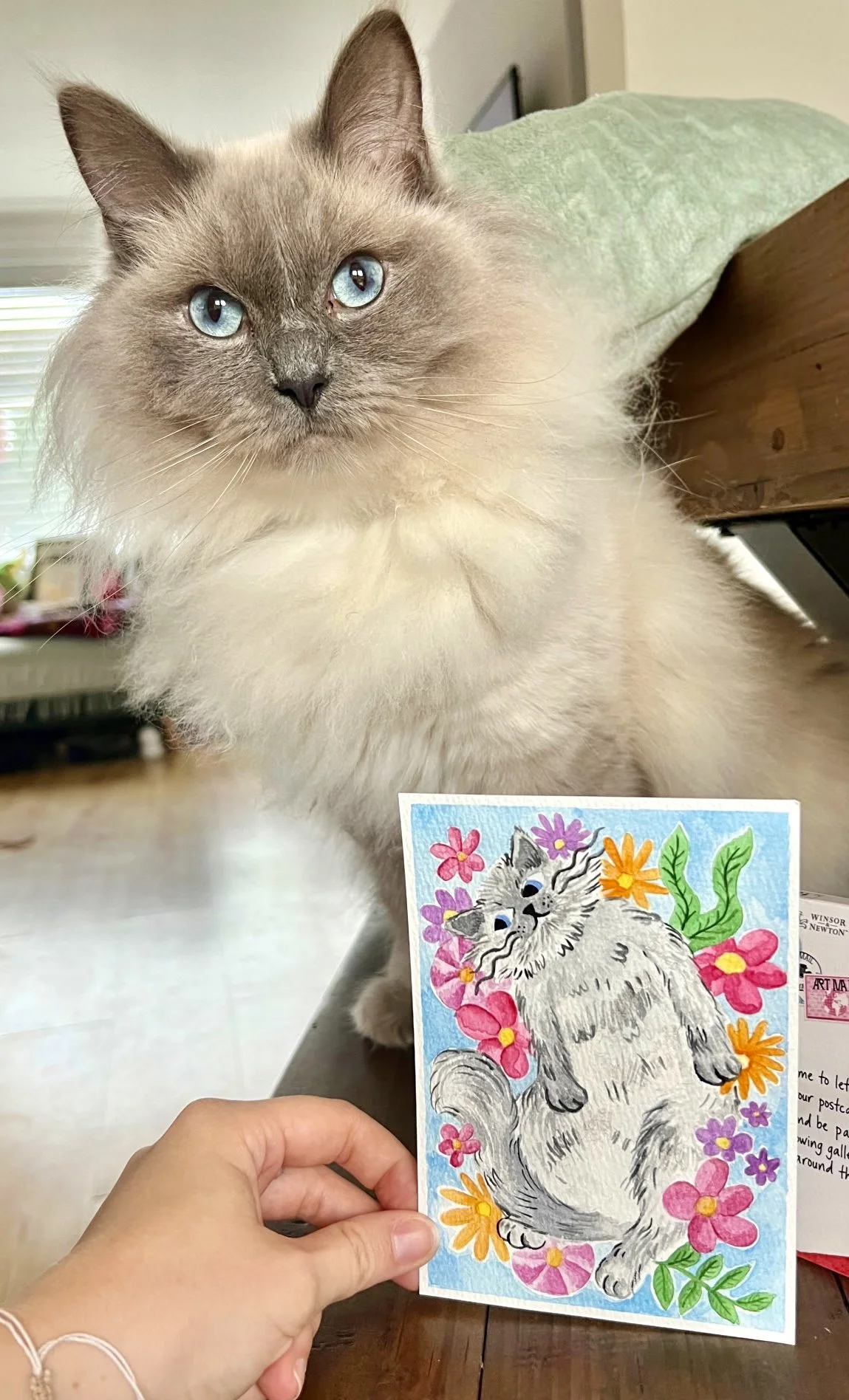 Custom Pet Portrait in Watercolour
