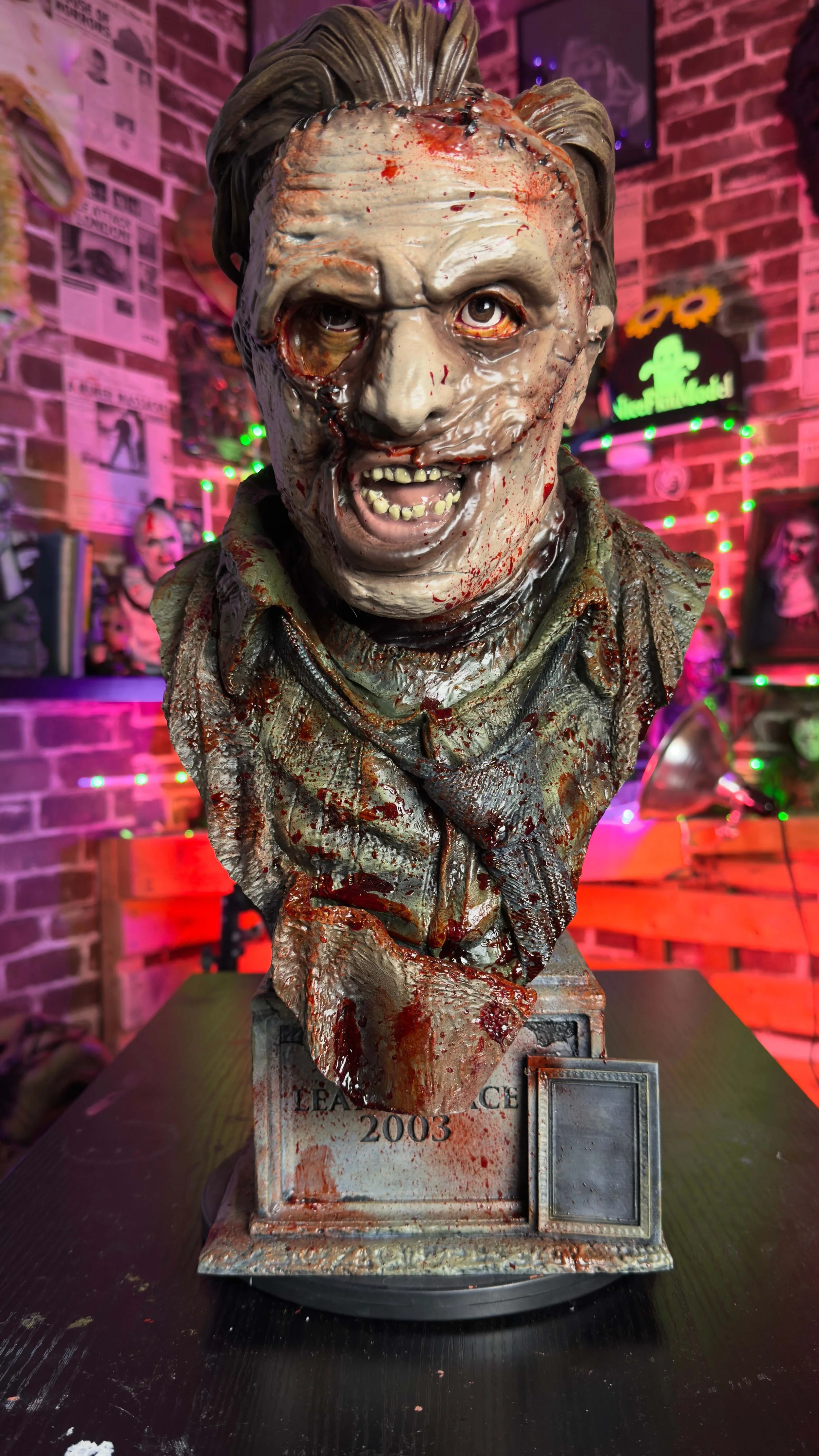 Leatherface 3d printed model from 2003 Texas Chainsaw Massacre.