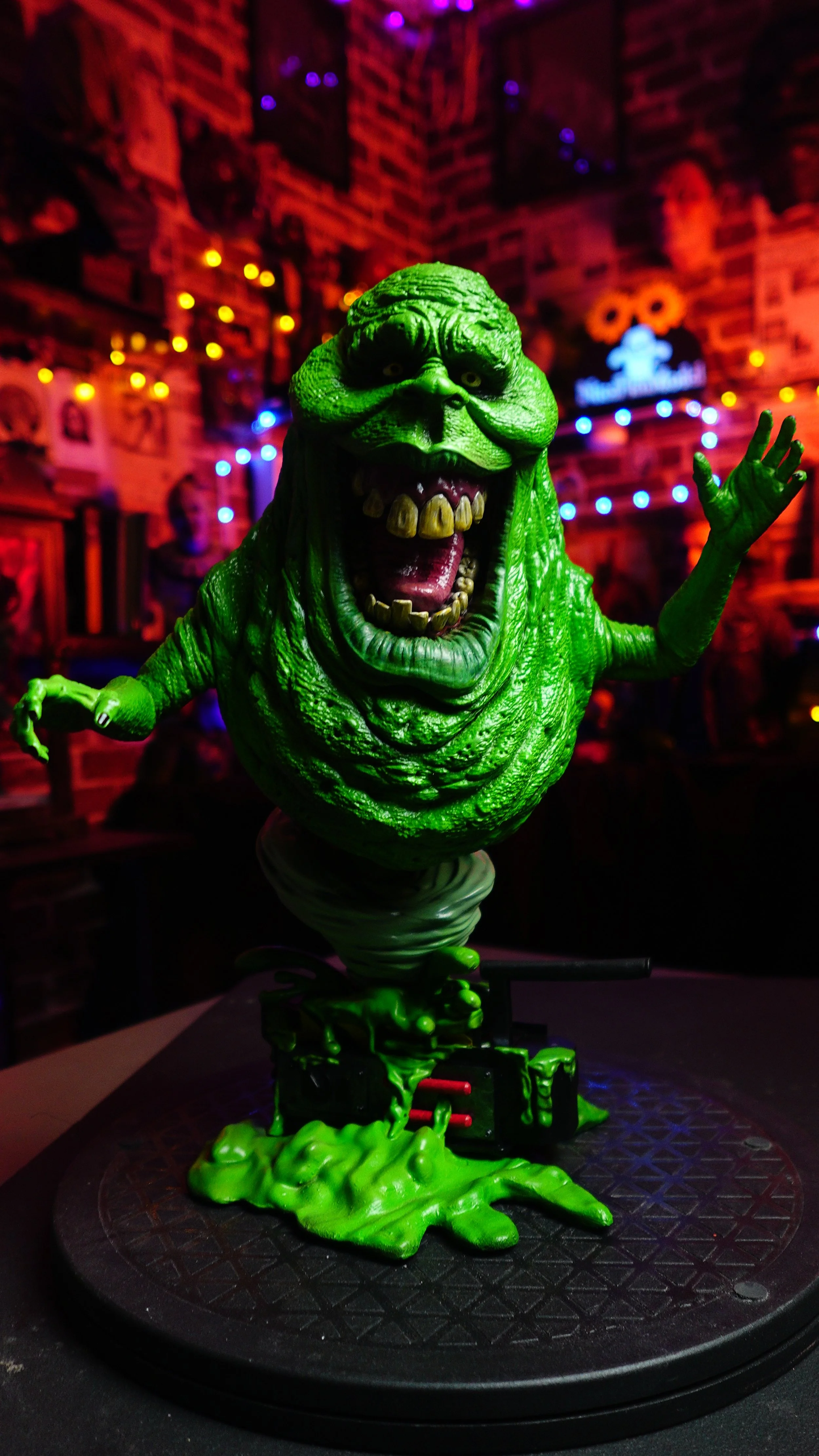 Slimer 3d printed model from Ghostbusters.