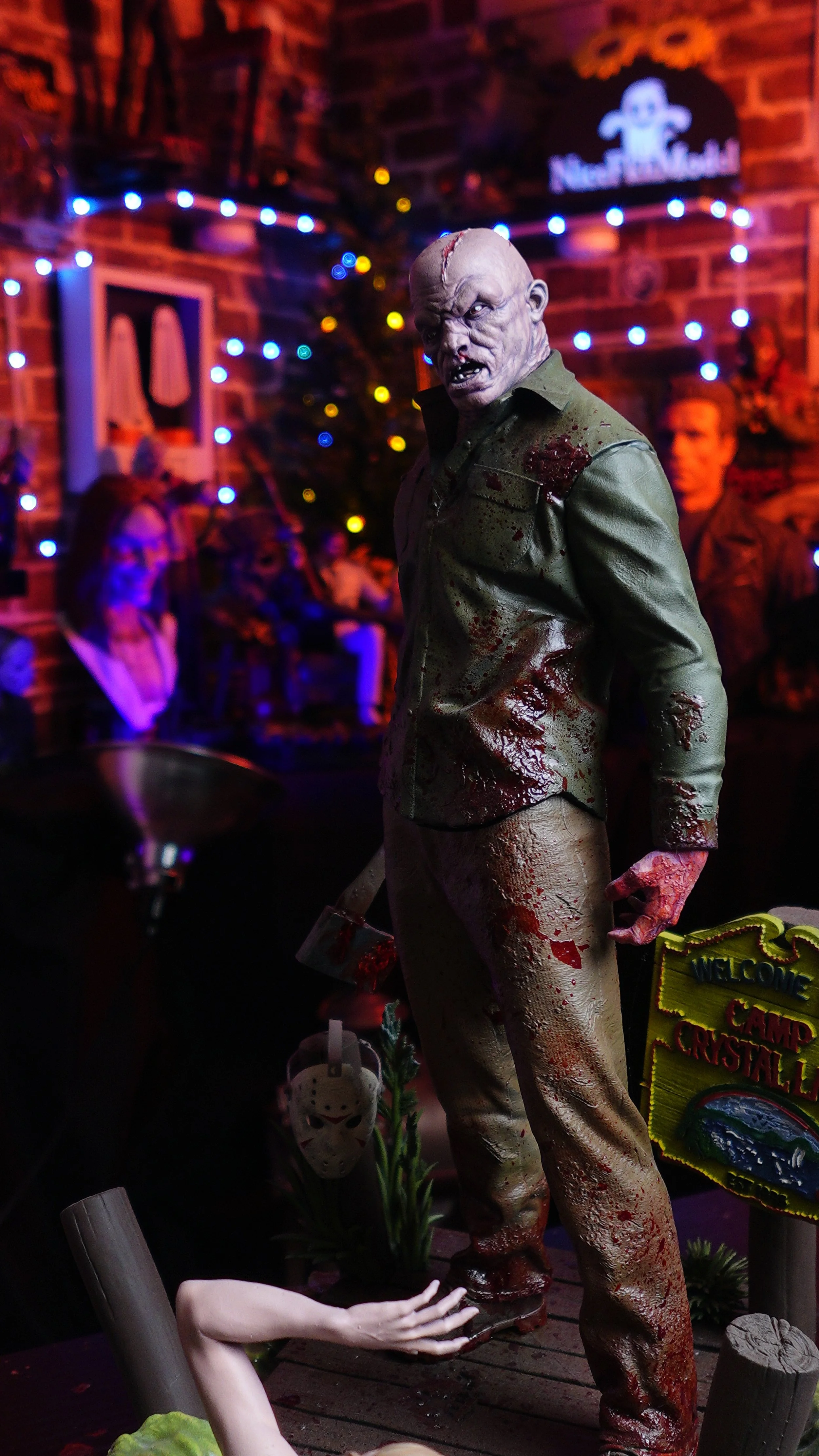 Jason Voorhees 3d Printed Model from Friday the 13th.