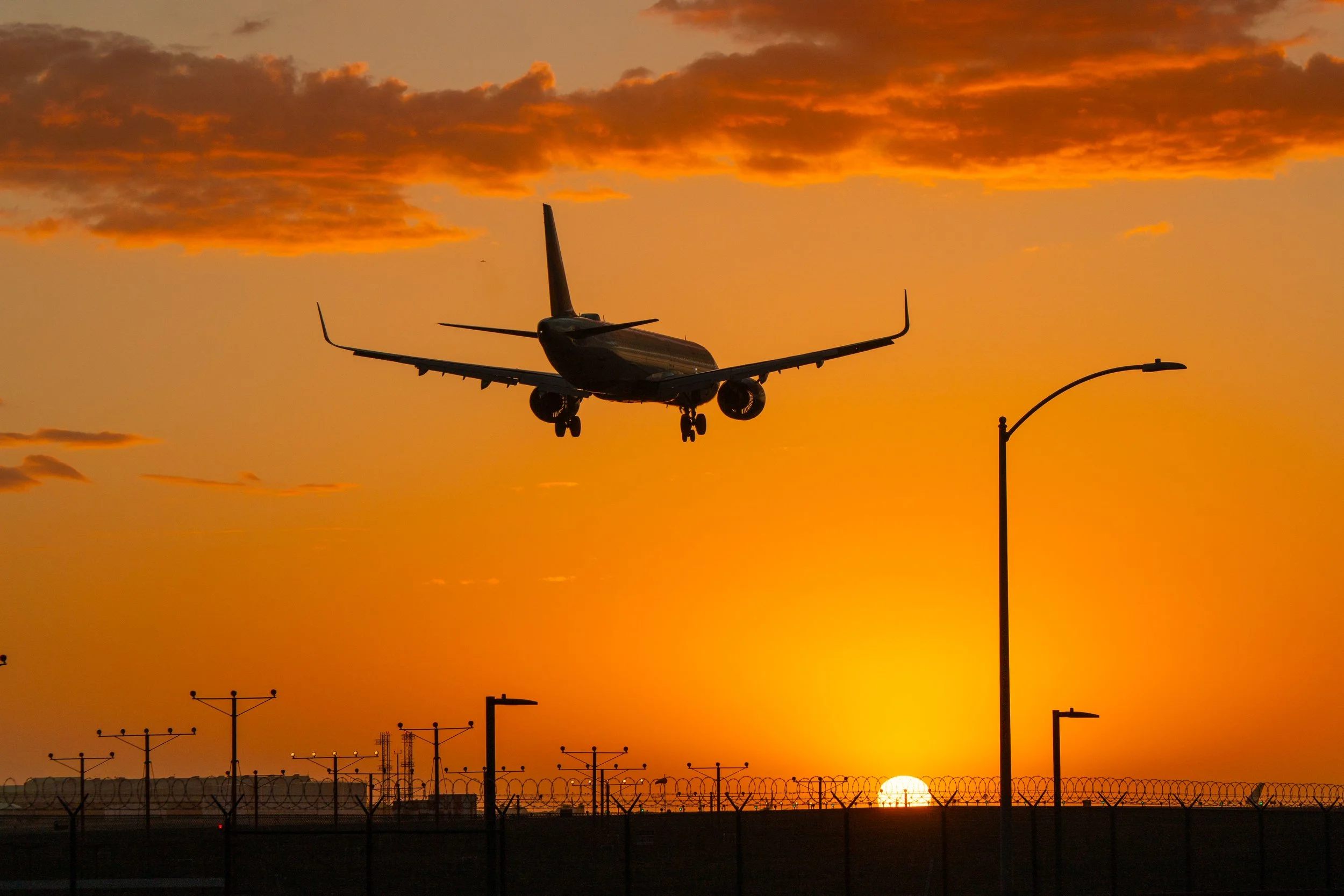 LAX sunset
