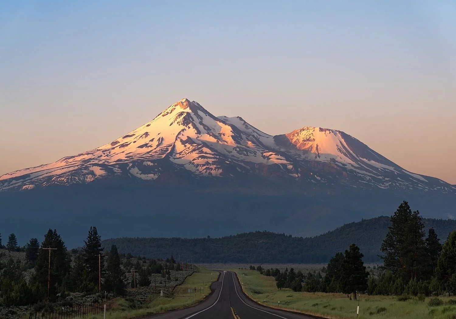 Mount Shasta at Dawn