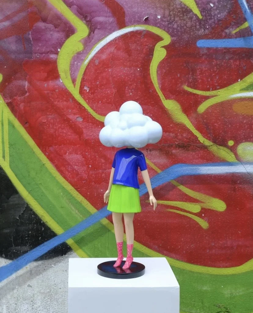 MRS KLOUD sculpture Hugo brun