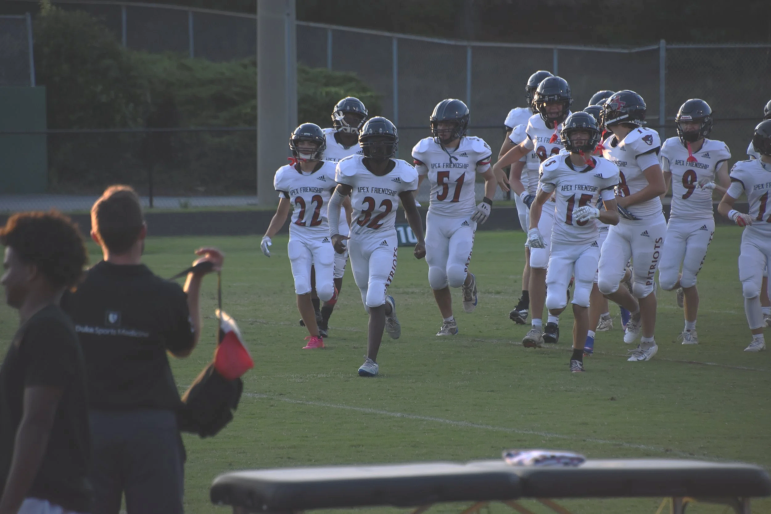 Gabriel Wilburn leading football team