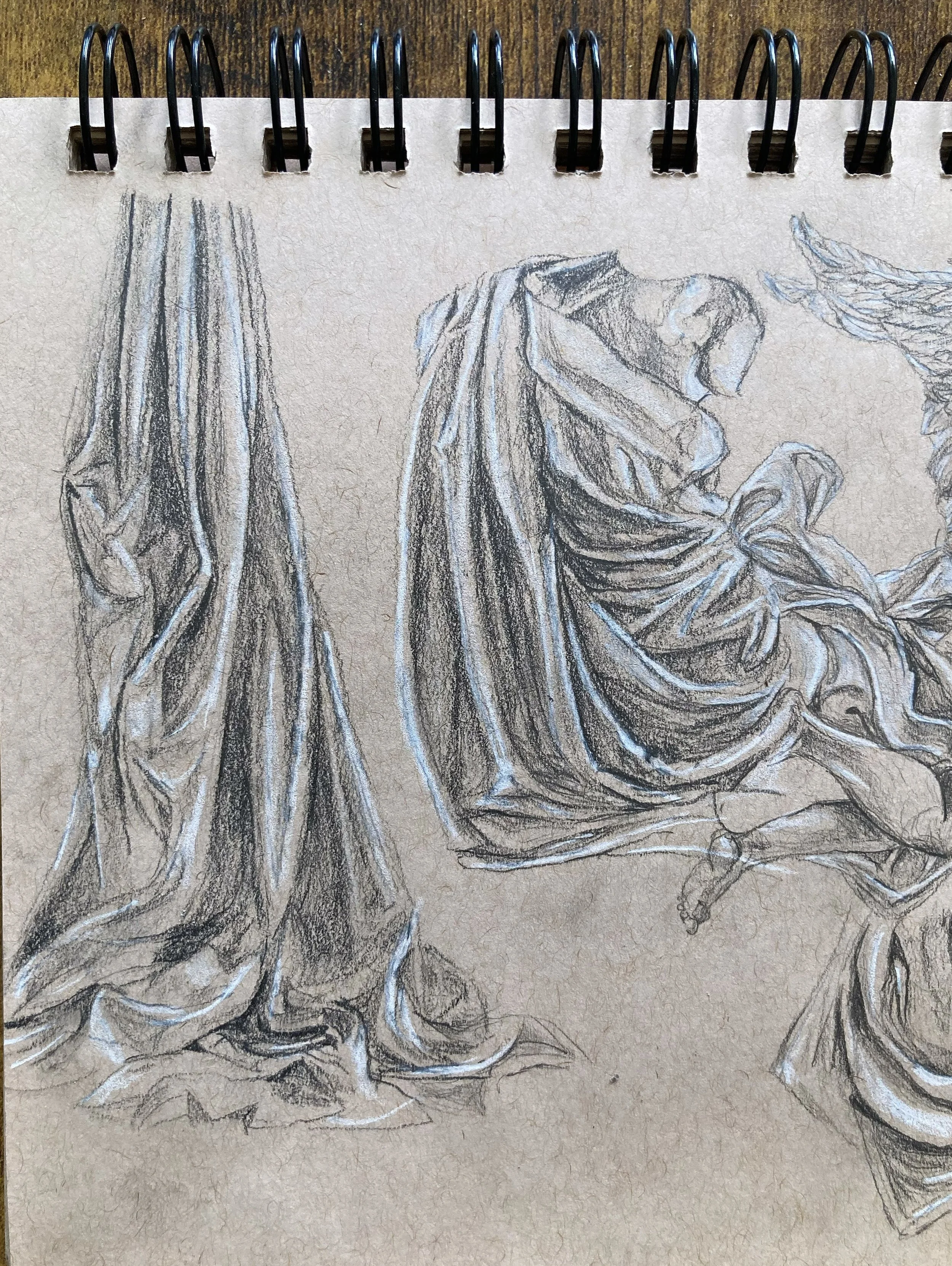 Toned sketchbook work ✍️