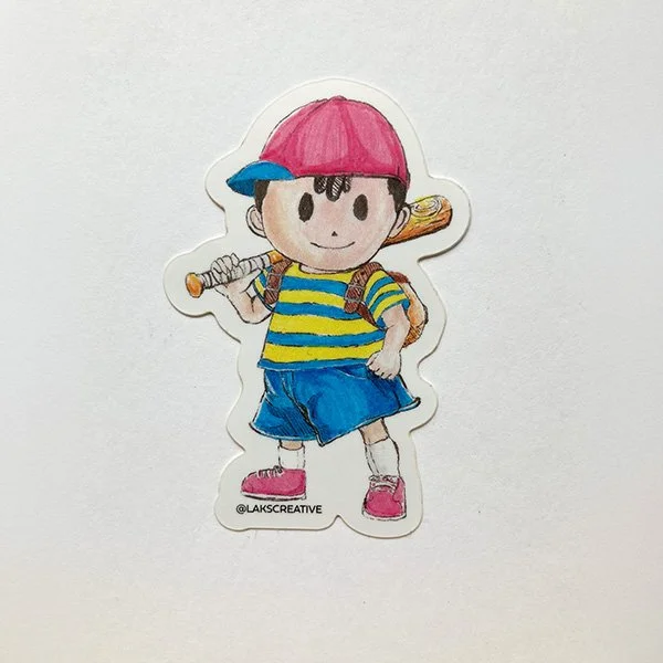 "Ness" sticker
