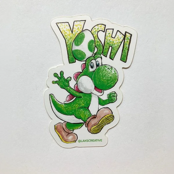"Yoshi" sticker