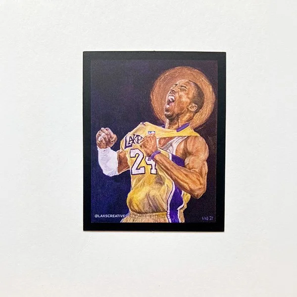 "St.Kobe" sticker