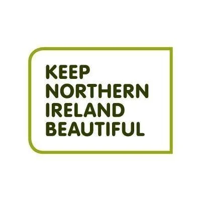 Green text inside a green-outlined box reads, "KEEP NORTHERN IRELAND BEAUTIFUL."