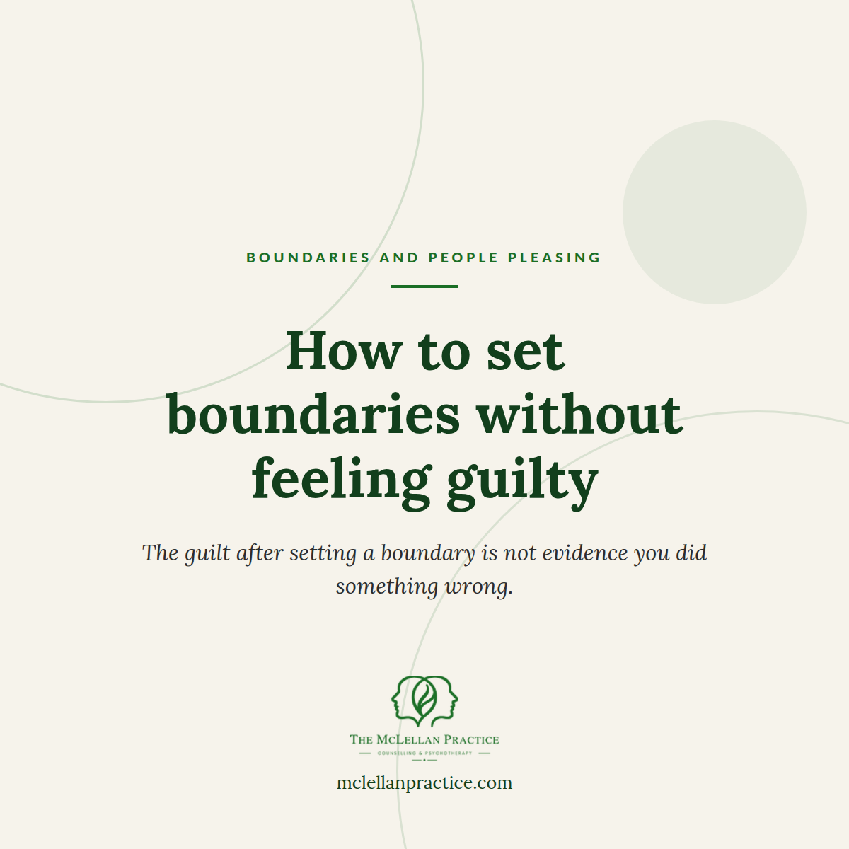 How to set boundaries without feeling guilty