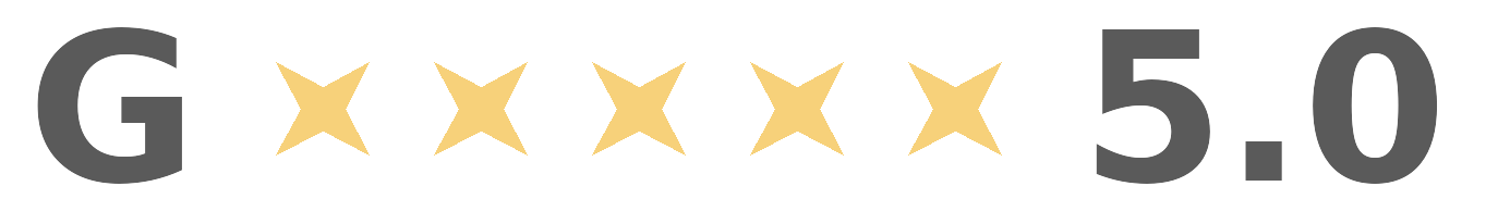 Guitar hero rating with five gold stars and a 5.0 score.