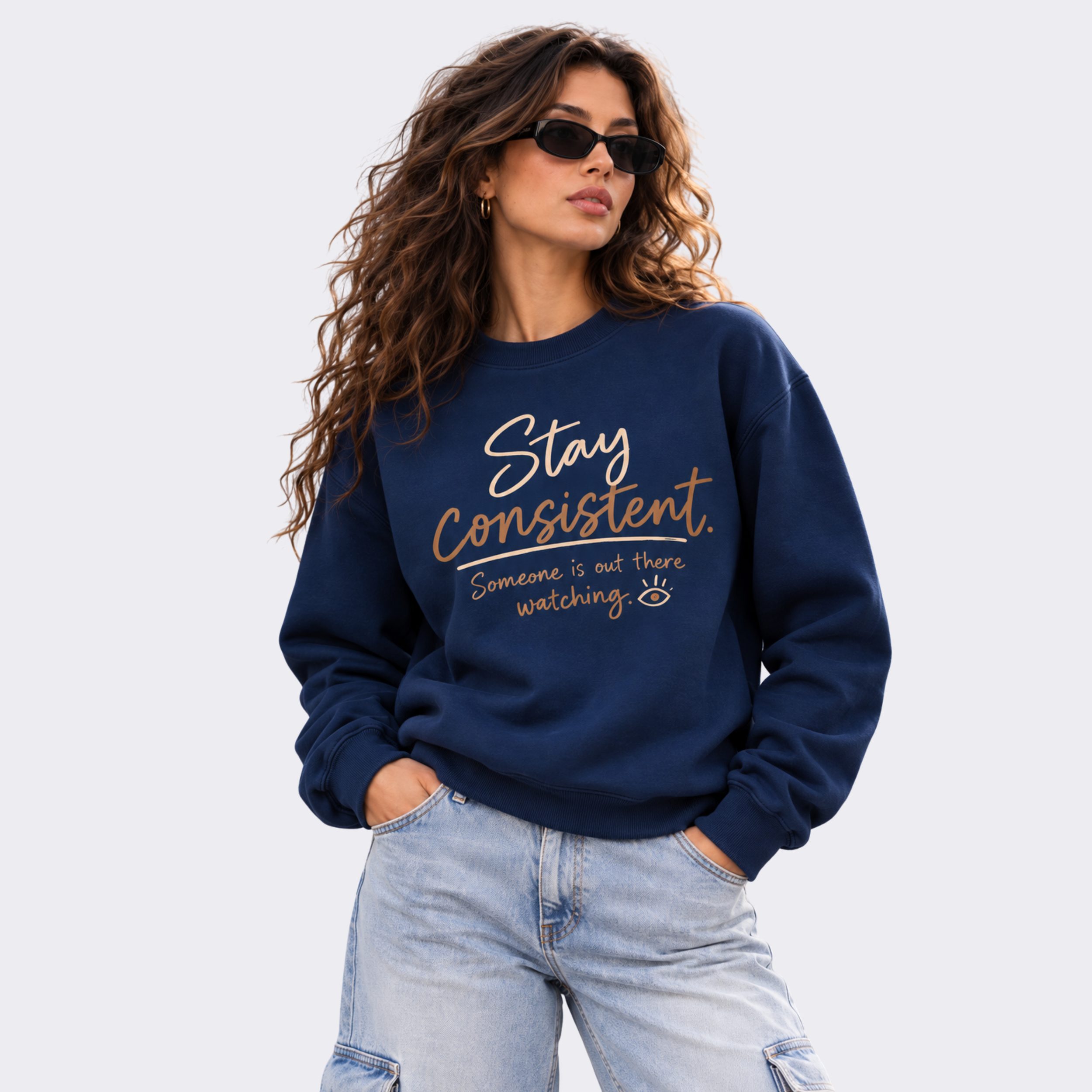 Stay Consistent Graphic Sweatshirt
