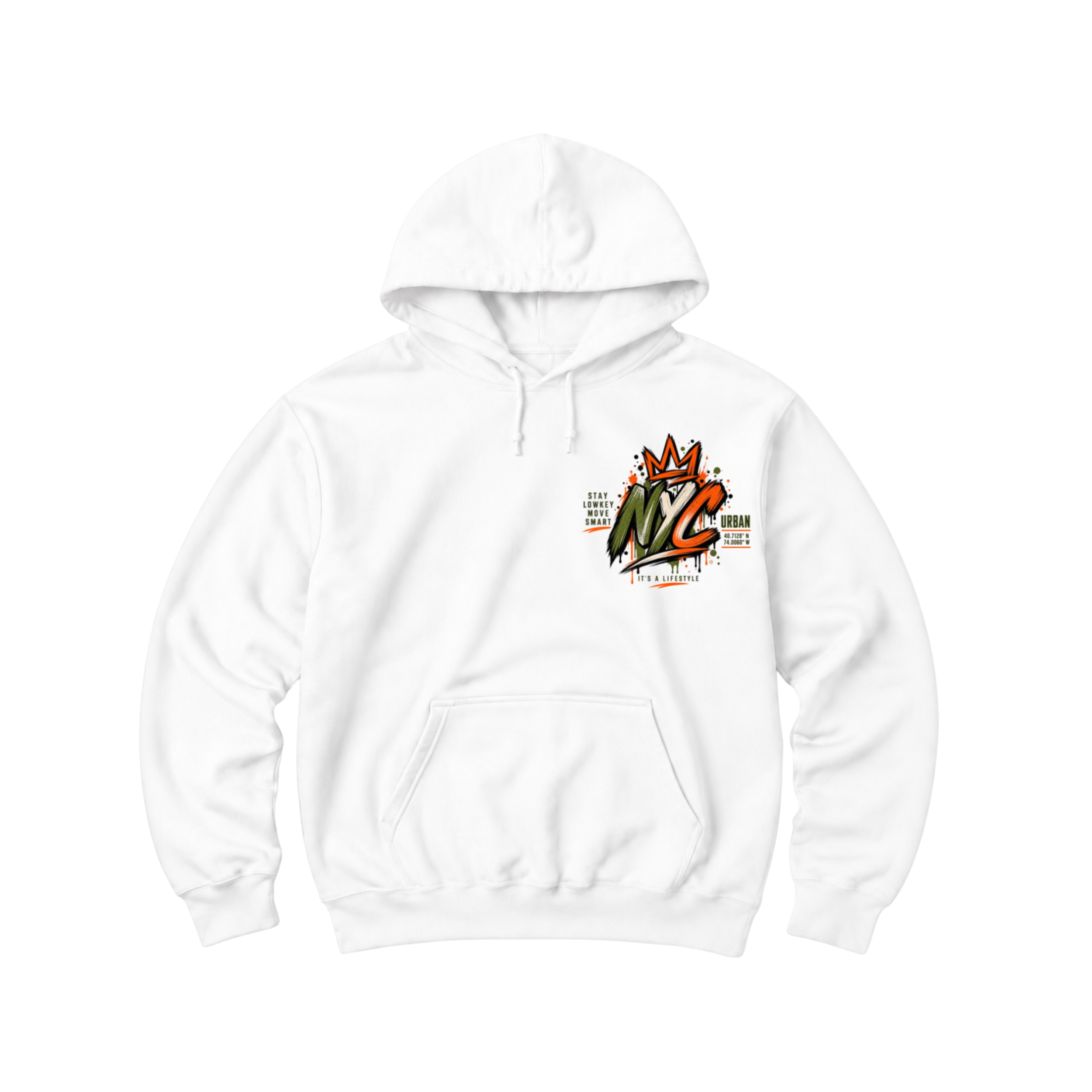 NYC Urban Lifestyle Graphic Hoodie