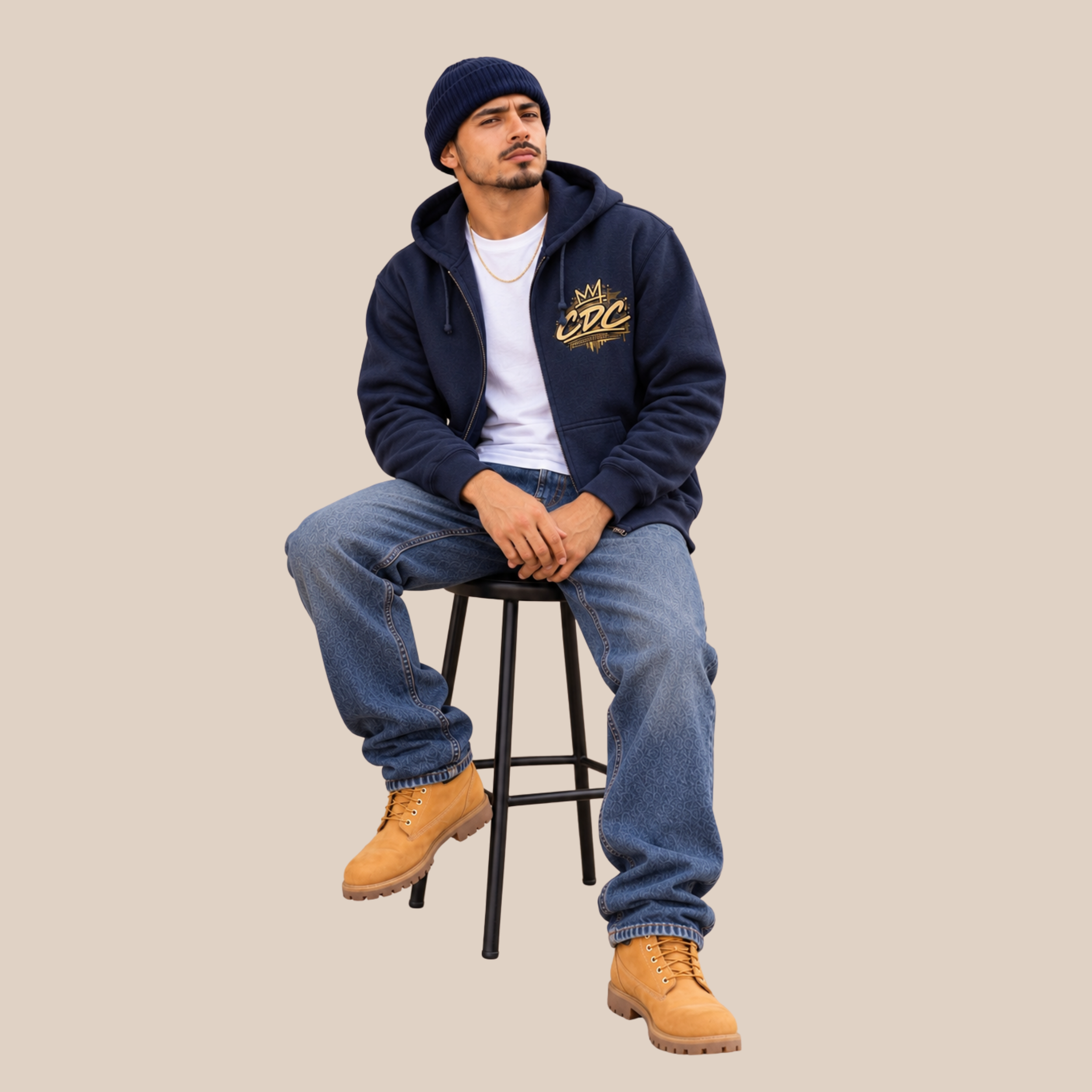 Create Don't Copy Zip-Up Hoodie