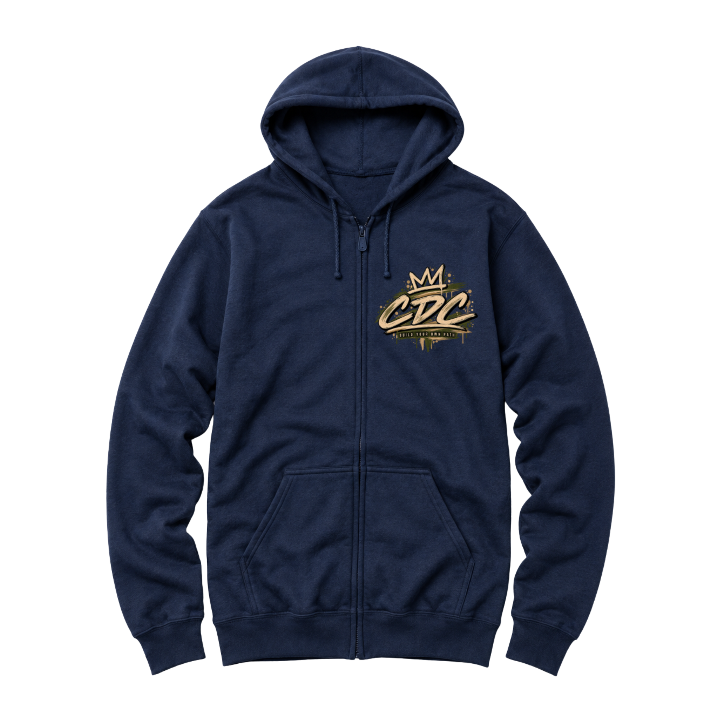 Create Don't Copy Zip-Up Hoodie