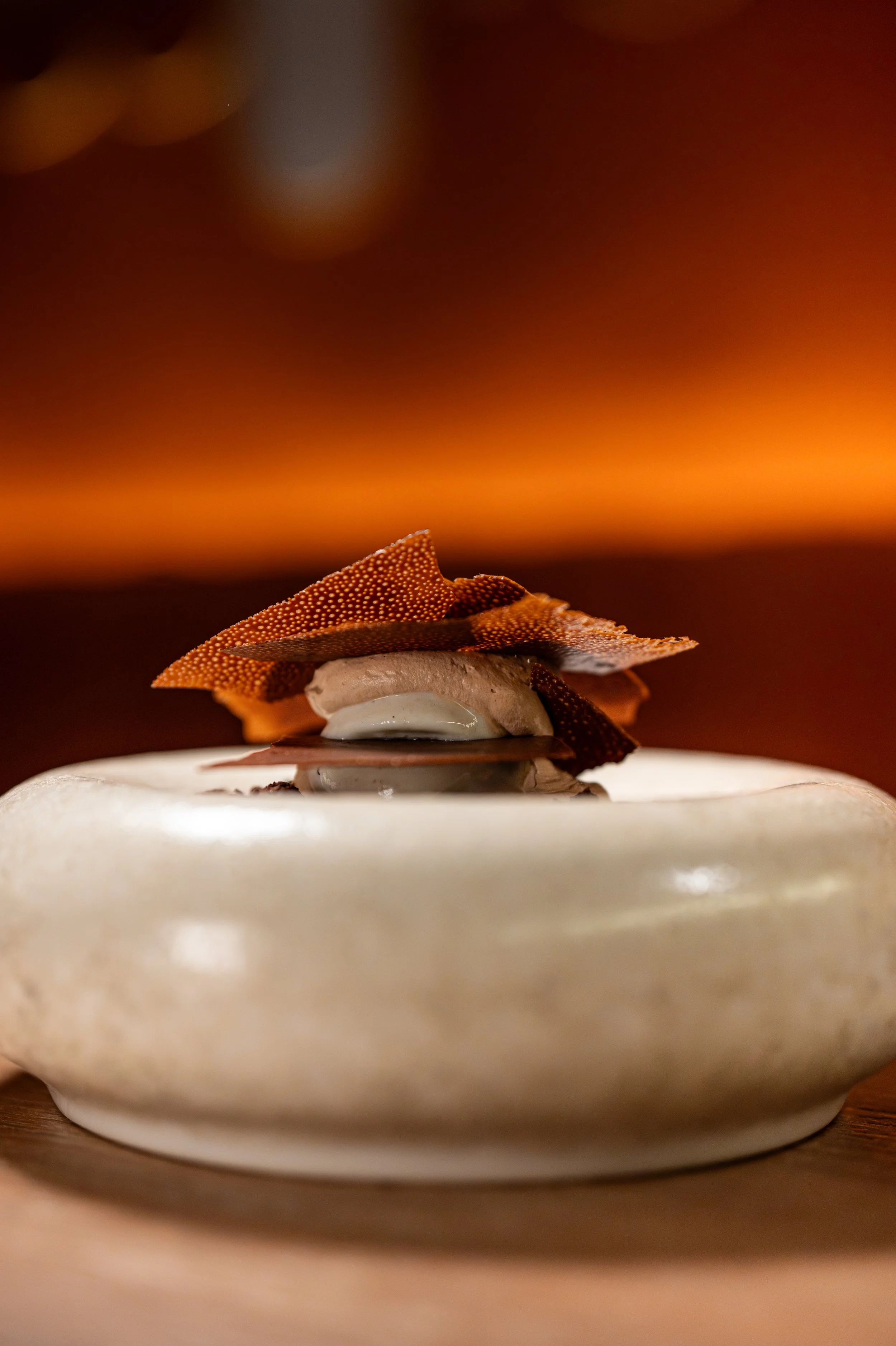 Embrun restaurant gastronomique à Sète, amuse bouche.