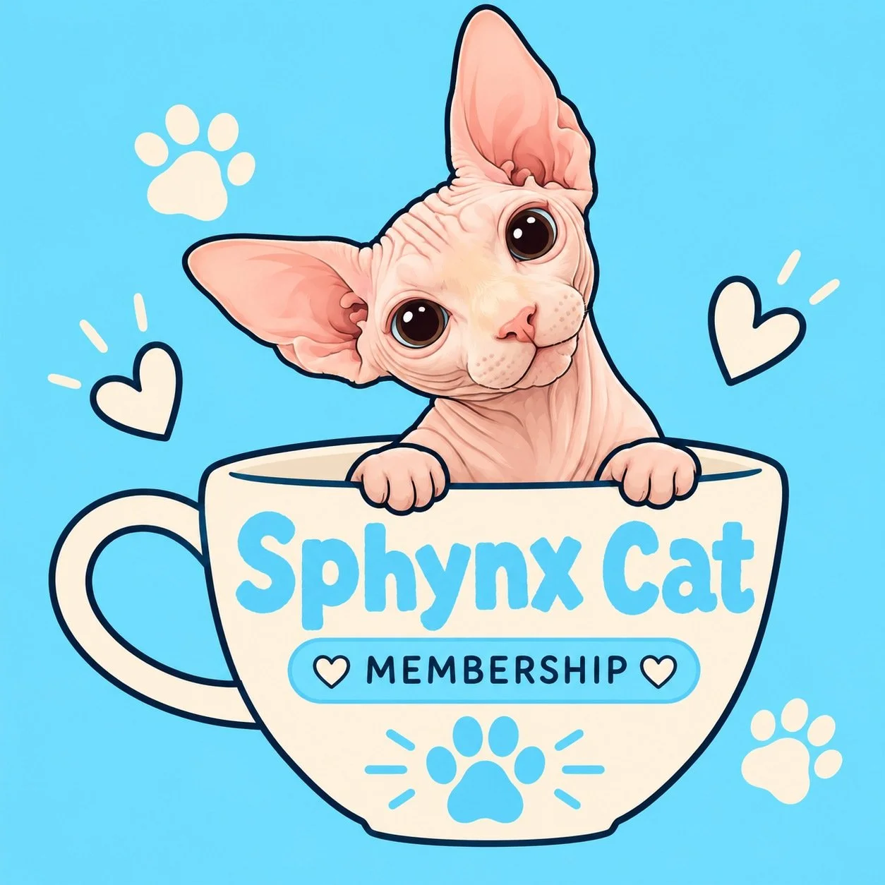Sphynx Cat Monthly Membership