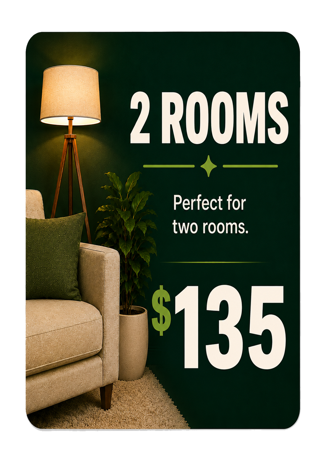 Two Room Carpet Cleaning