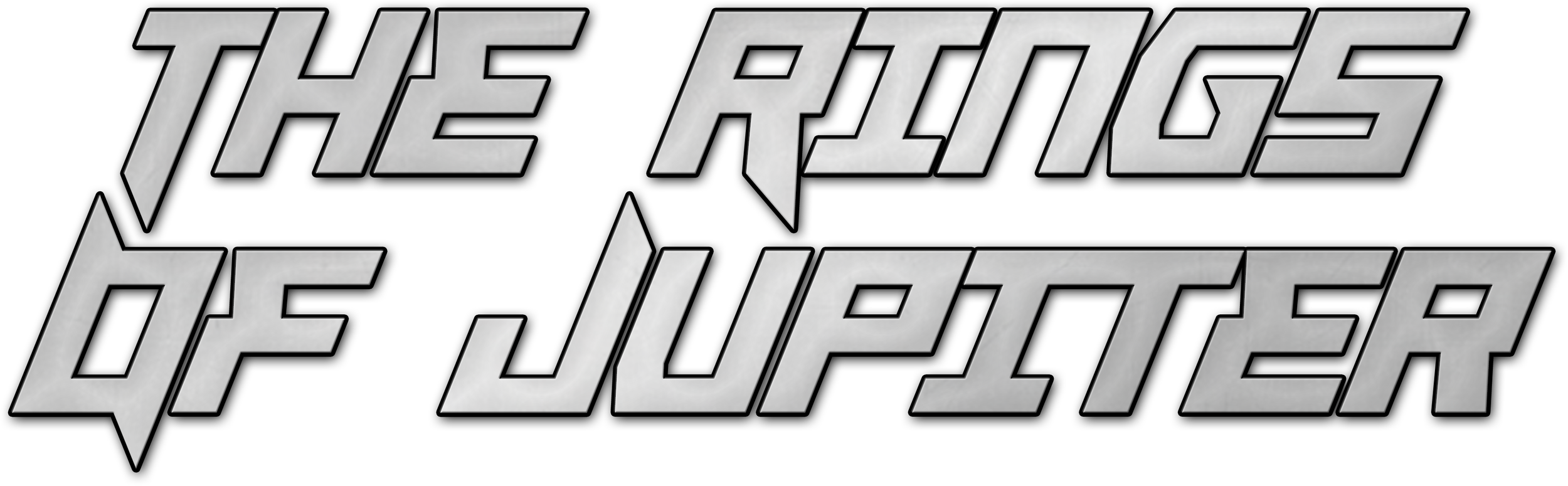 The logo of 'The Blues Brothers' in stylized black and white lettering.