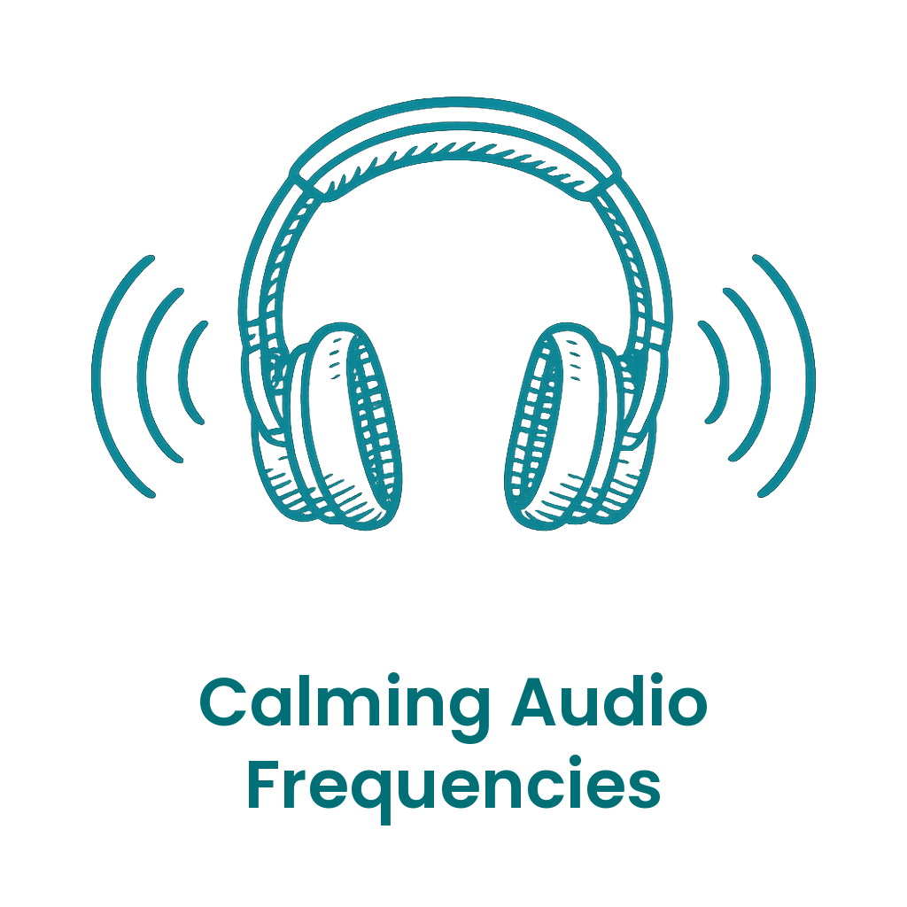 Binaural Beats guiding the busy brain to a calmer state.