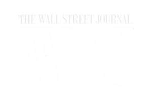 Logo of The Wall Street Journal with white text on a black background.