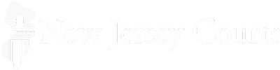 New Jersey Courts logo with text and emblem.