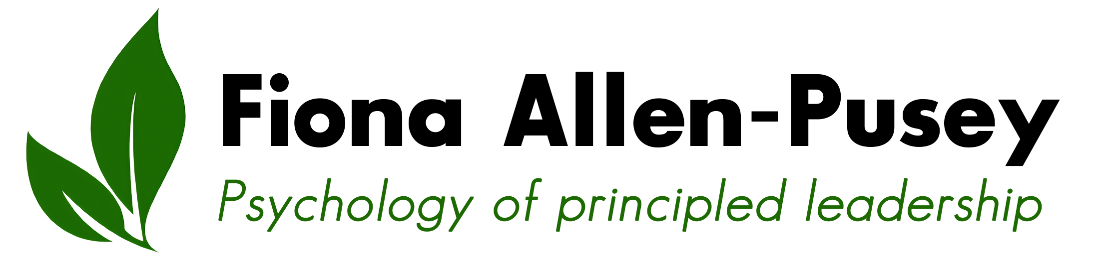 Fiona Allen-Pusey Pschology of principled leadership
