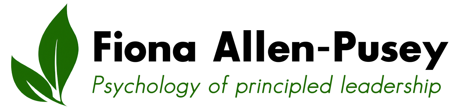 Fiona Allen-Pusey: Psychology of Principled Leadership