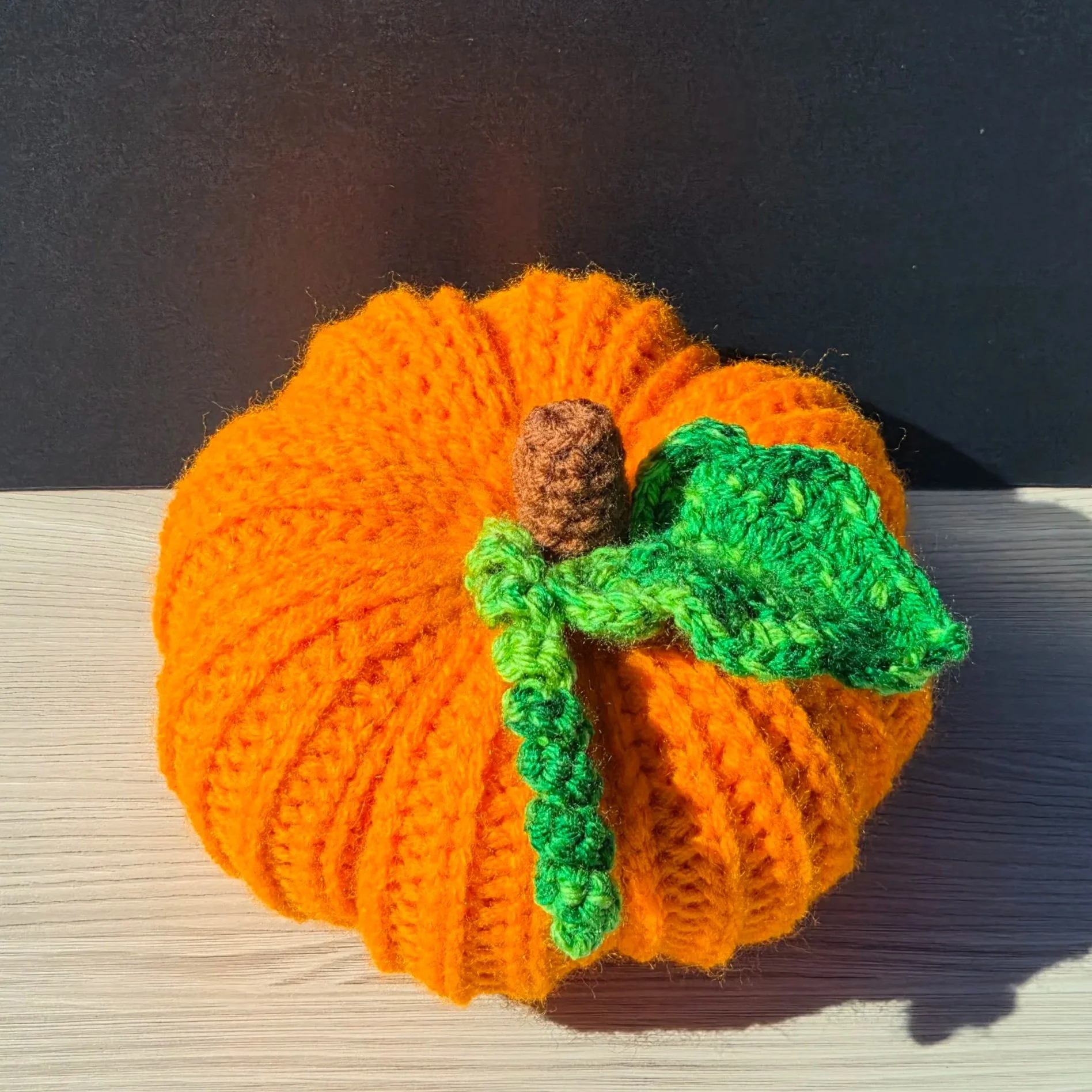 Bright Orange Pumpkin Decor