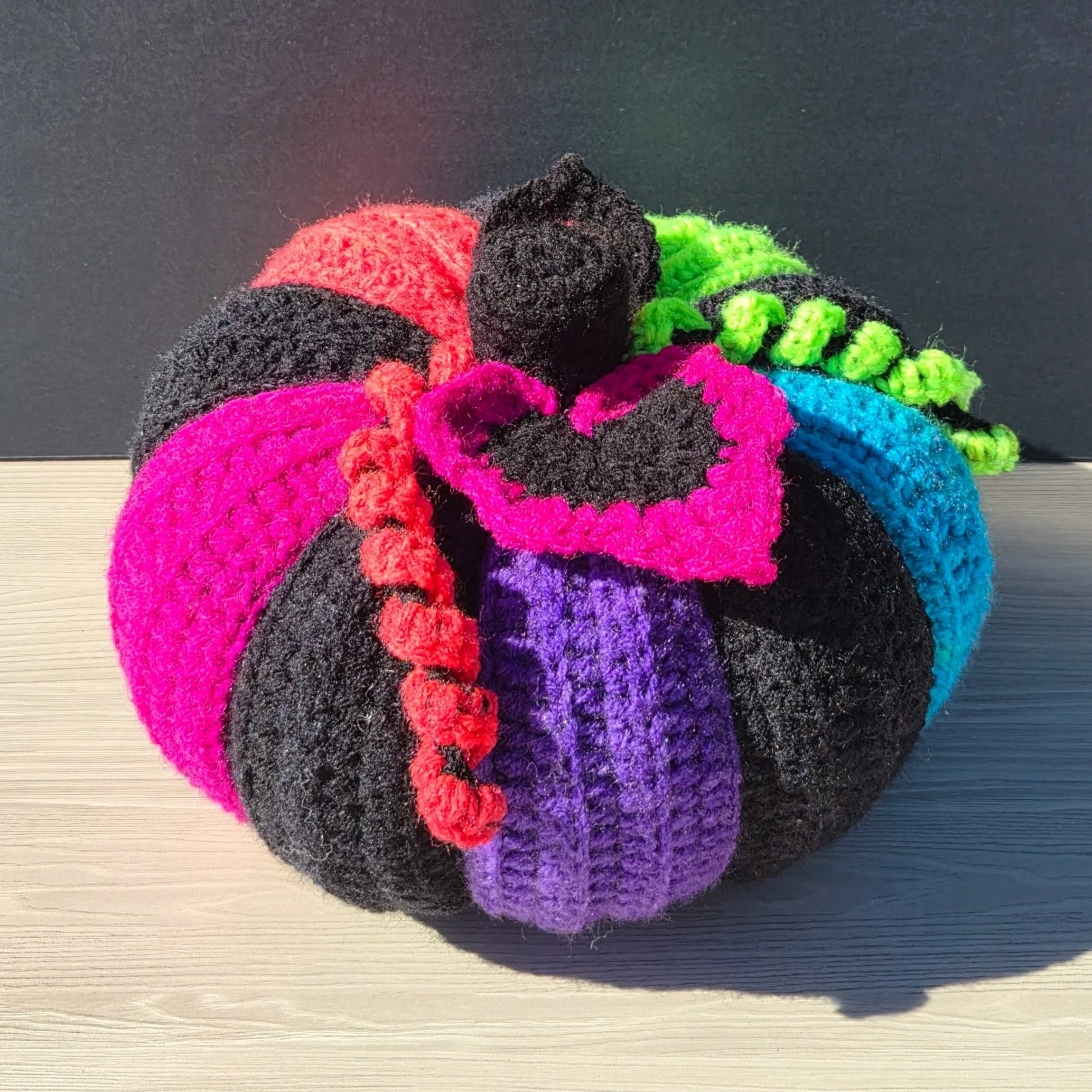 Large Neon Pumpkin