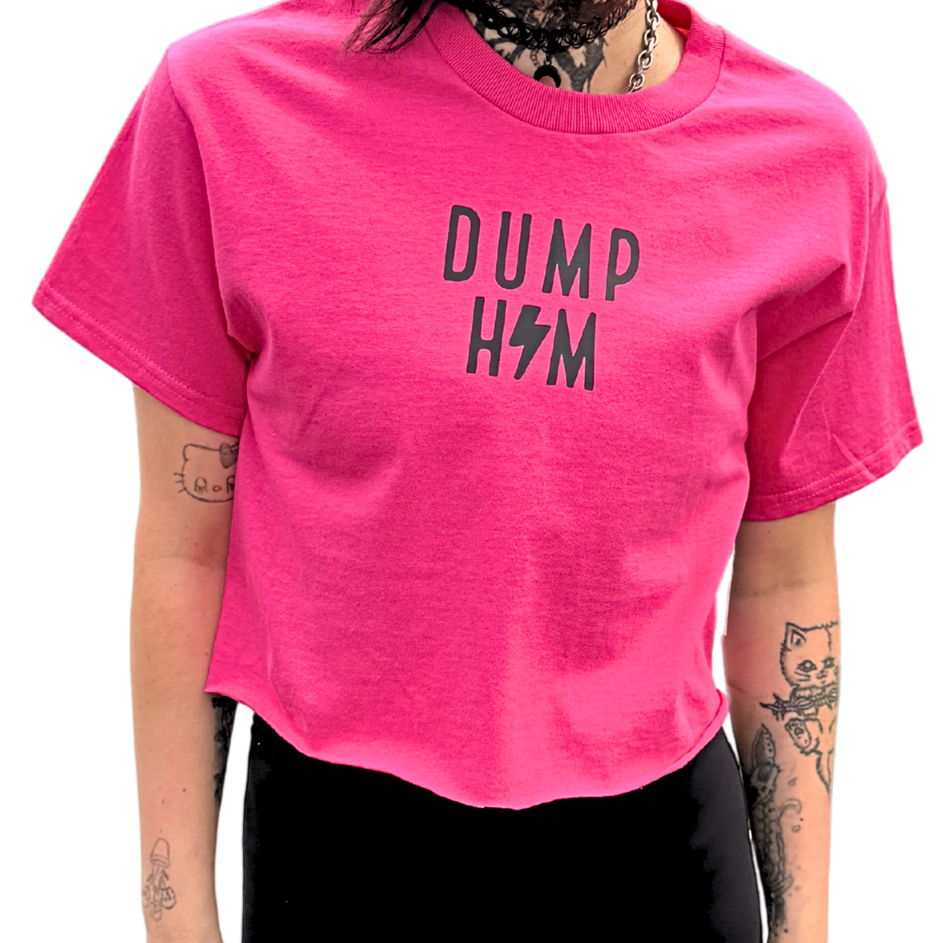 Dump Him Cropped Tee