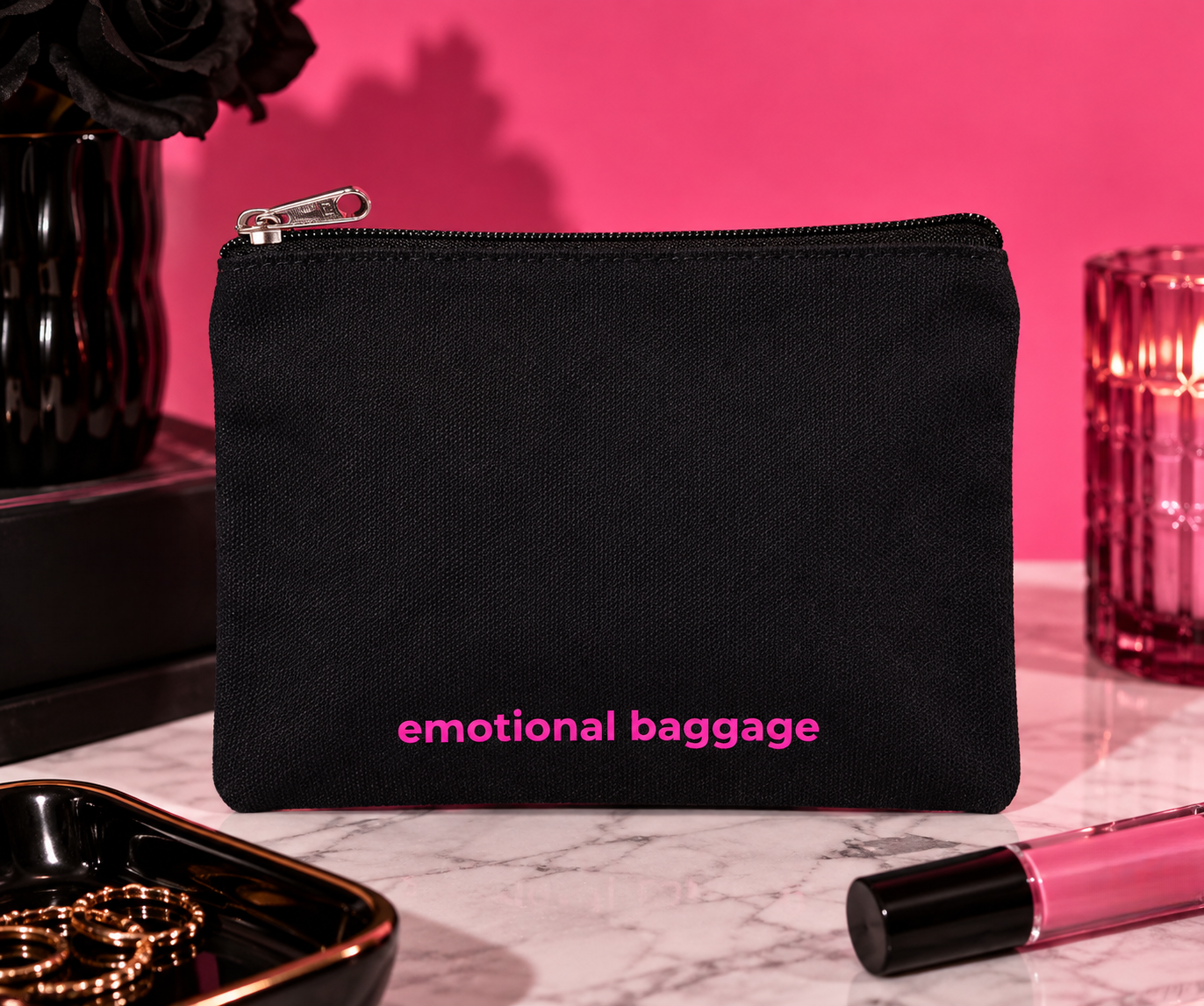 Emotional Baggage Bag | Funny Breakup Makeup Pouch