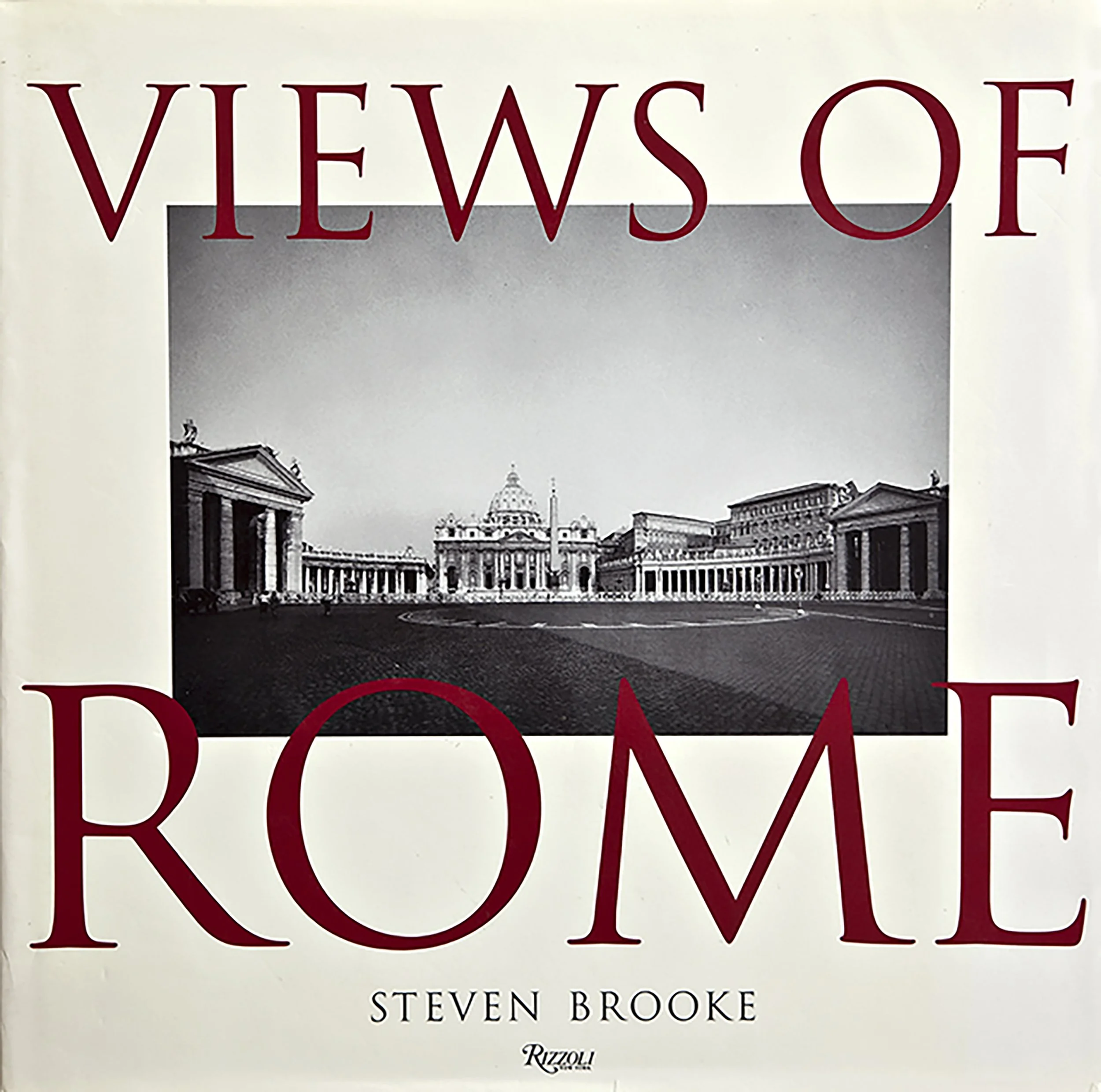 book cover of Views of Rome by photographer Steven Brooke