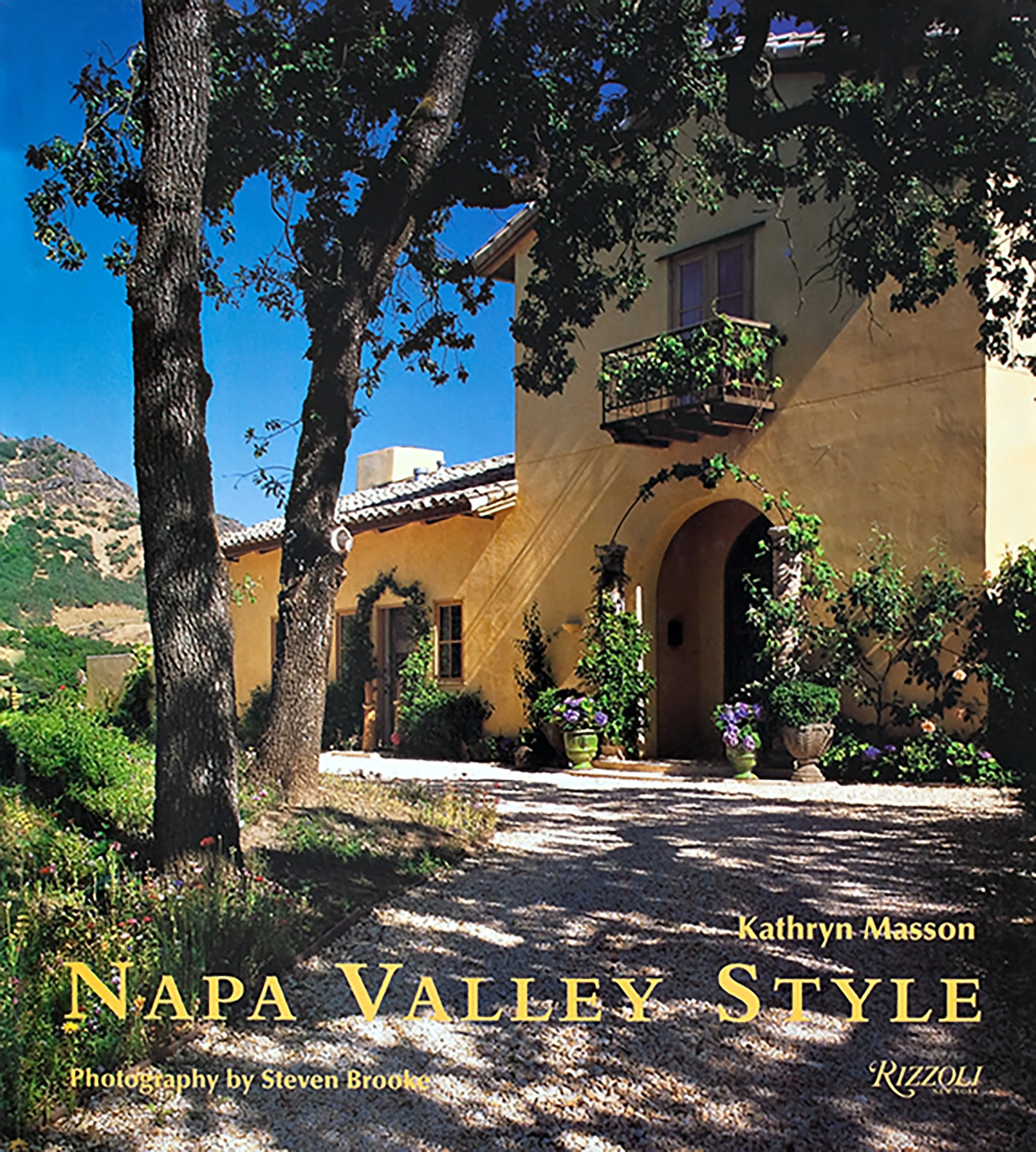 Napa Valley Style book cover photography by Steven Brooke